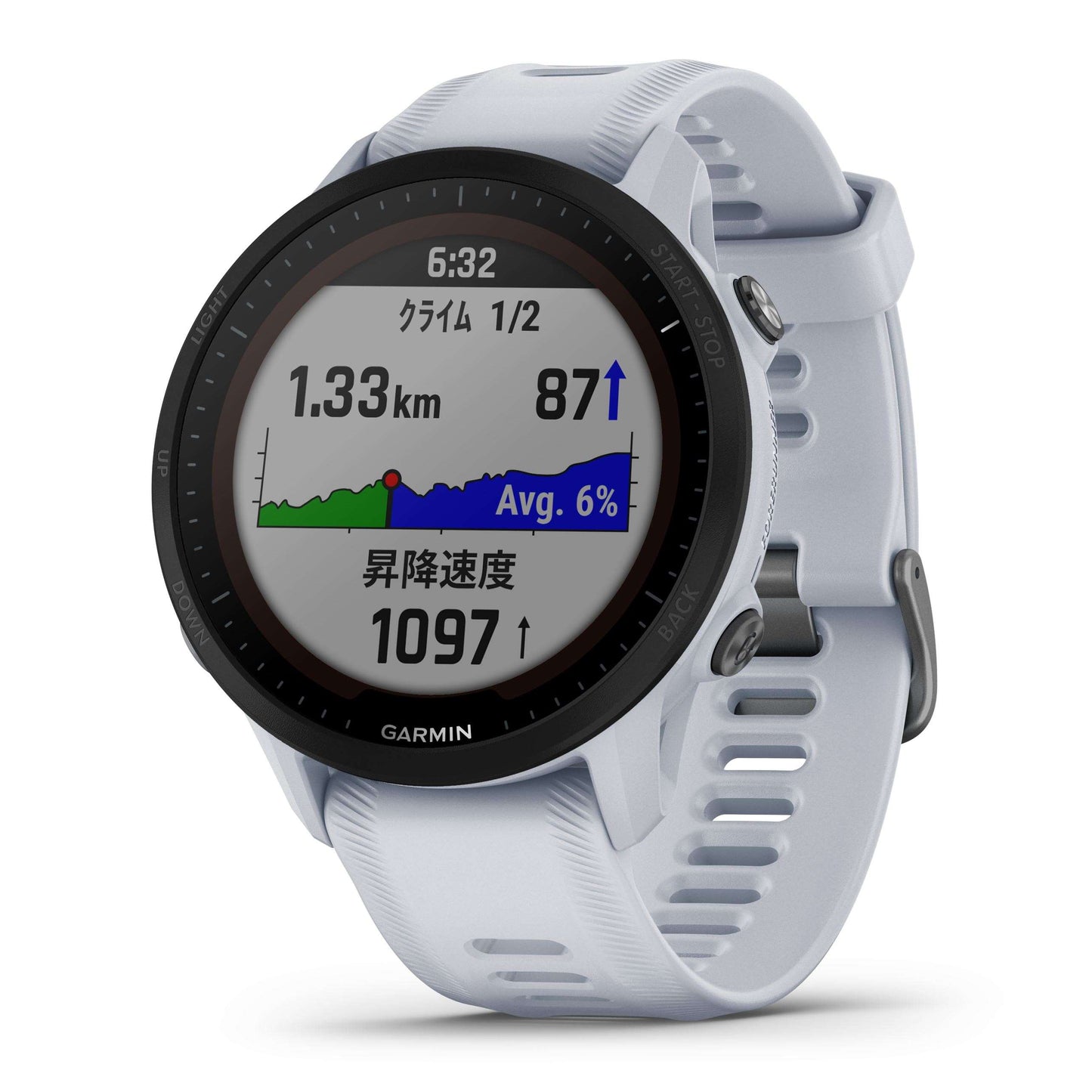 ガーミン GARMIN Forerunner 955 DualPower White フォアランナー デュアルパワー ホワイト GPS ランニング スマートウォッチ ウェアラブル 腕時計 010-02638-D1