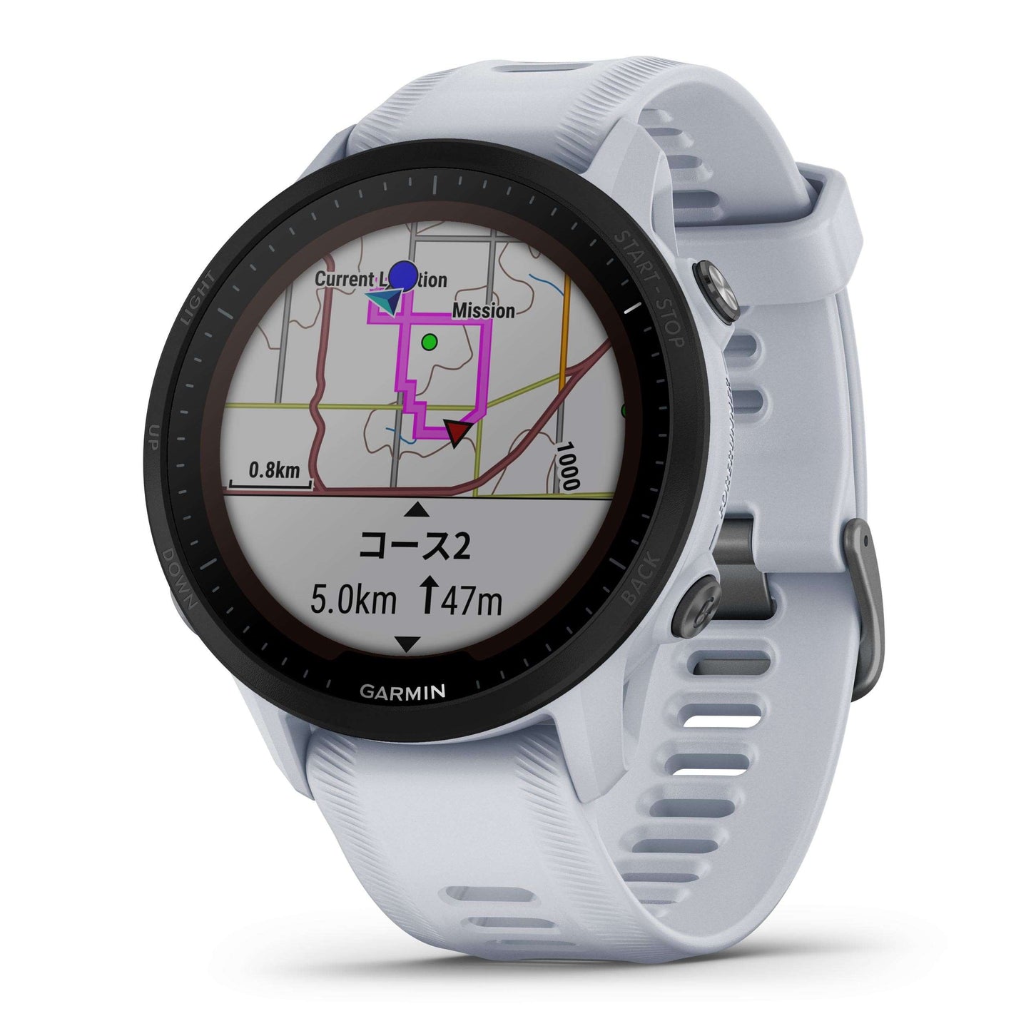 ガーミン GARMIN Forerunner 955 DualPower White フォアランナー デュアルパワー ホワイト GPS ランニング スマートウォッチ ウェアラブル 腕時計 010-02638-D1