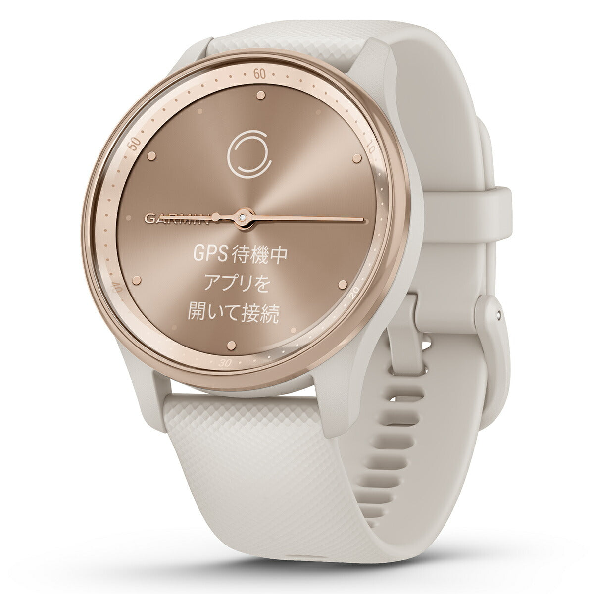 ガーミン GARMIN vivomove Trend ヴィヴォムーブ トレンド ライフログ GPS スマートウォッチ 010-02665-71 腕時計 メンズ レディース Ivory/Peach Gold