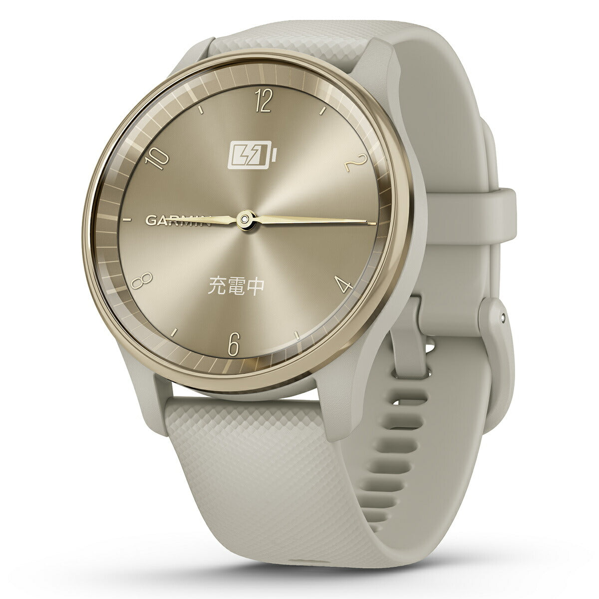 ガーミン GARMIN vivomove Trend ヴィヴォムーブ トレンド ライフログ GPS スマートウォッチ 010-02665-72 腕時計 メンズ レディース French Grey/Cream Gold