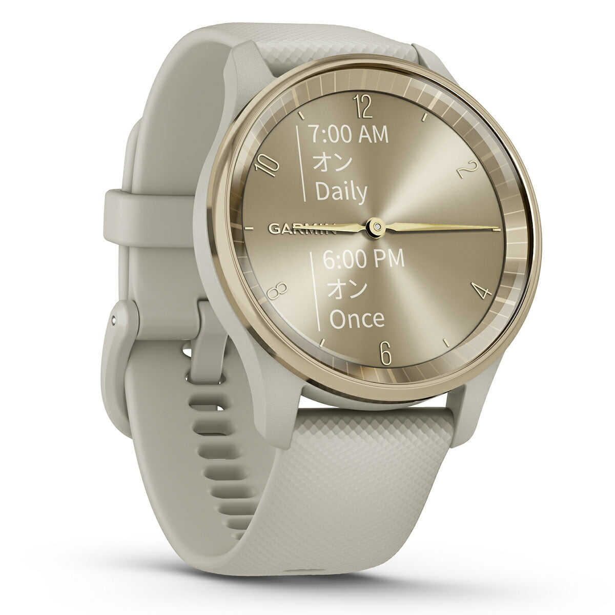 ガーミン GARMIN vivomove Trend ヴィヴォムーブ トレンド ライフログ GPS スマートウォッチ 010-02665-72 腕時計 メンズ レディース French Grey/Cream Gold