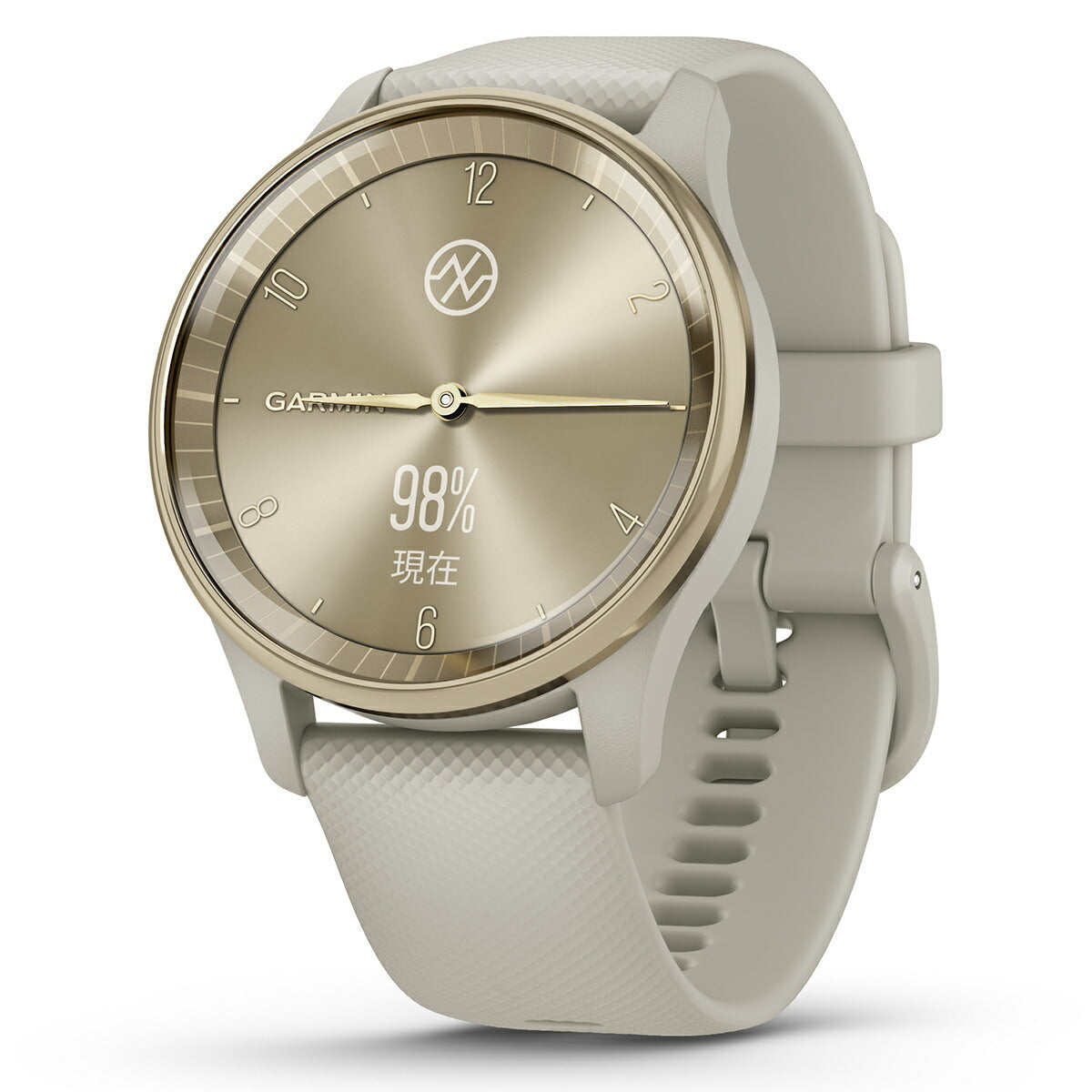 ガーミン GARMIN vivomove Trend ヴィヴォムーブ トレンド ライフログ GPS スマートウォッチ 010-02665-72 腕時計 メンズ レディース French Grey/Cream Gold