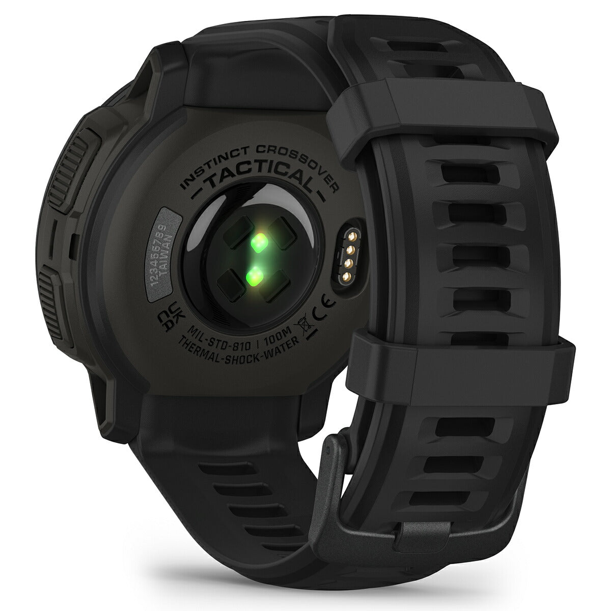 ガーミン GARMIN Instinct Crossover インスティンクト クロスオーバー デュアルパワー タクティクス 010-02730-40 Dual Power Tactical Edition Black スマートウォッチ 腕時計