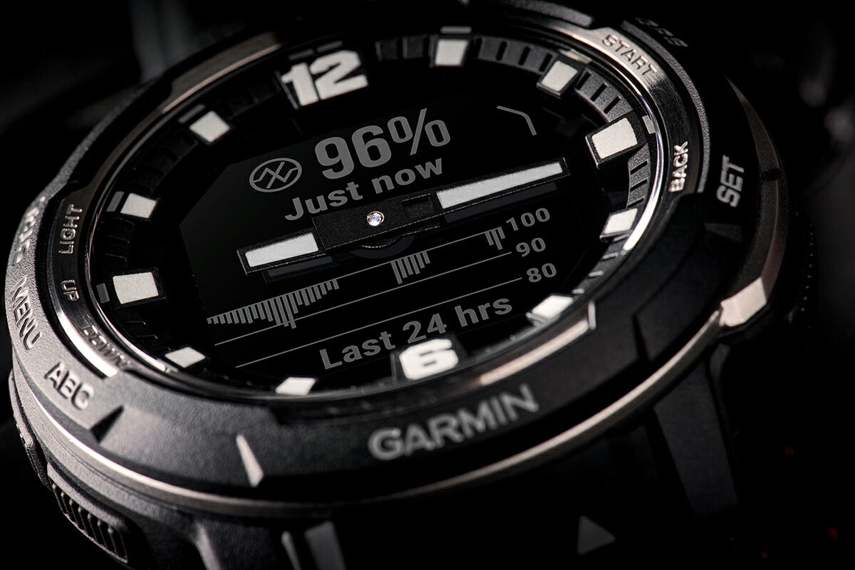 ガーミン GARMIN Instinct Crossover インスティンクト クロスオーバー デュアルパワー 010-02730-41 Dual Power Graphite GPS スマートウォッチ アウトドア 腕時計