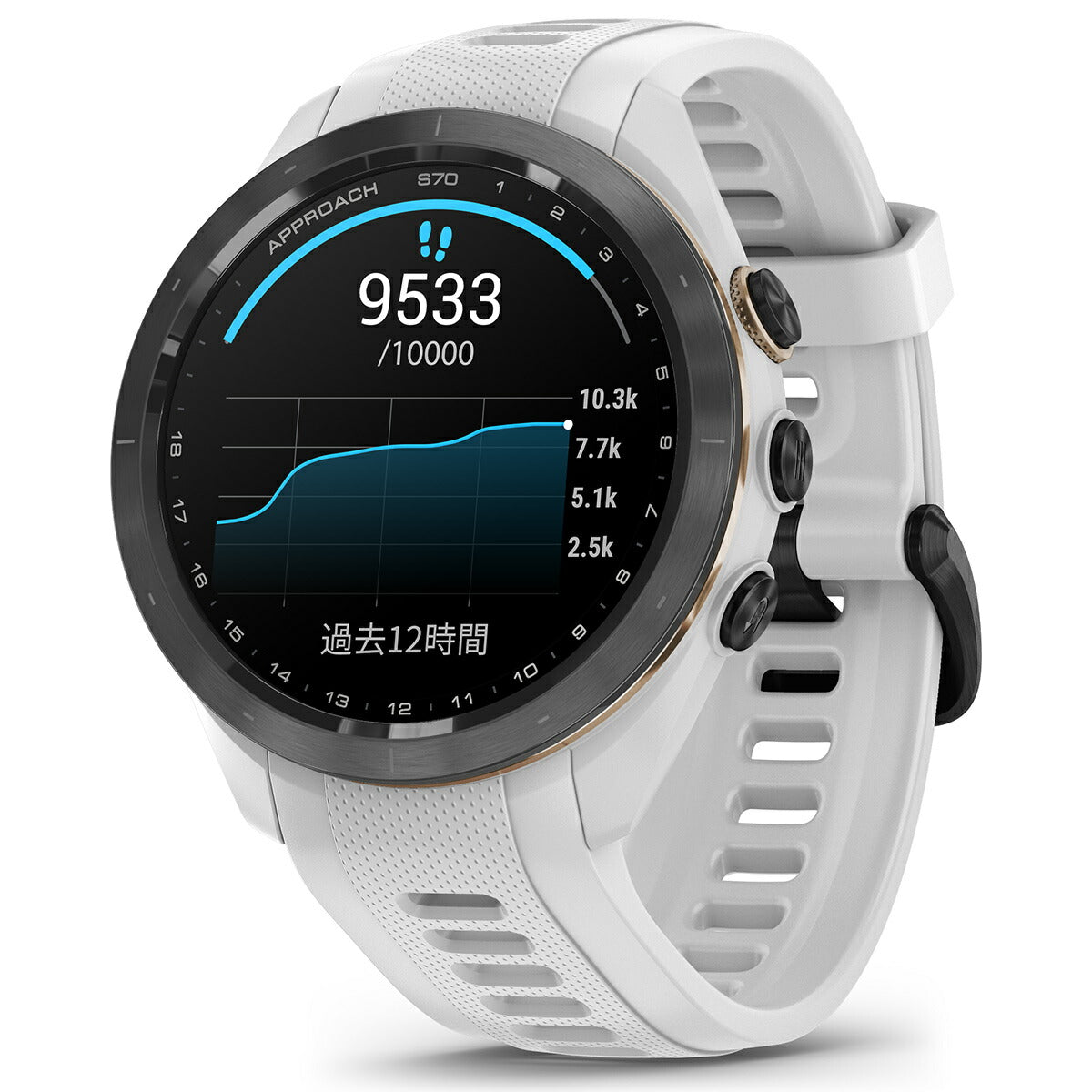 ガーミン GARMIN Approach S70 アプローチ S70 42mm ゴルフ GPS スマートウォッチ ウェアラブル 010-02746-20 腕時計 メンズ レディース ホワイト