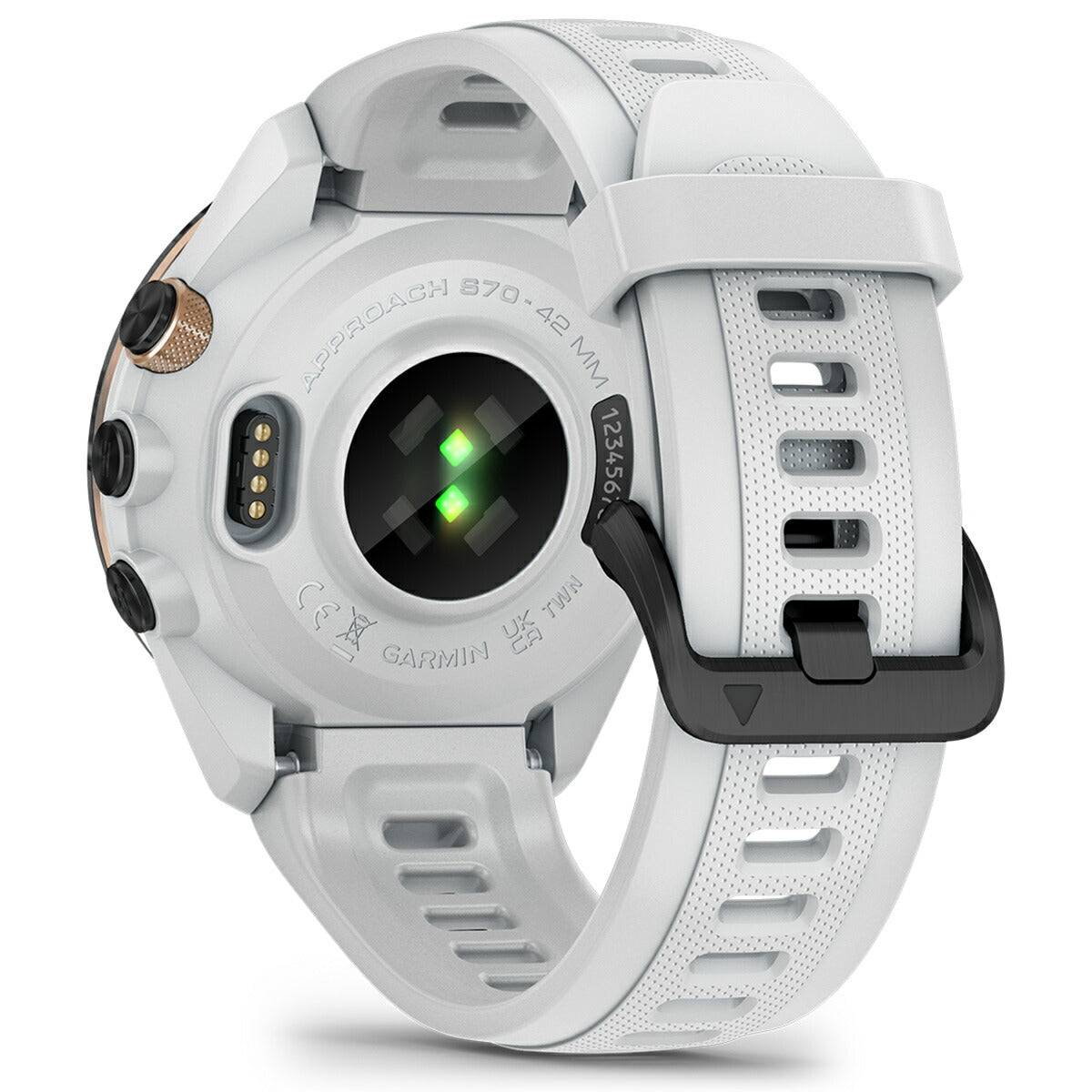 ガーミン GARMIN Approach S70 アプローチ S70 42mm ゴルフ GPS スマートウォッチ ウェアラブル 010-02746-20 腕時計 メンズ レディース ホワイト