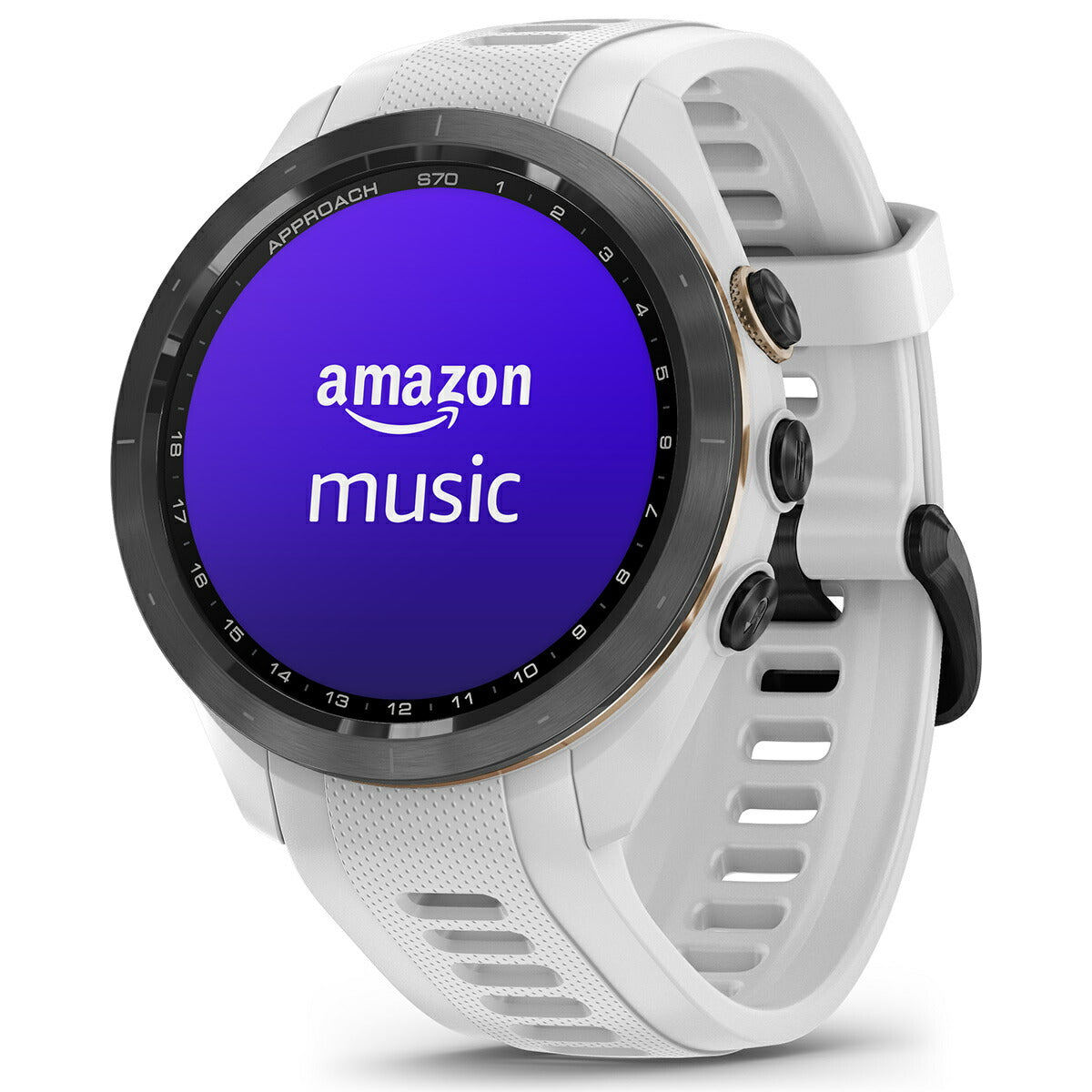 ガーミン GARMIN Approach S70 アプローチ S70 42mm ゴルフ GPS スマートウォッチ ウェアラブル 010-02746-20 腕時計 メンズ レディース ホワイト