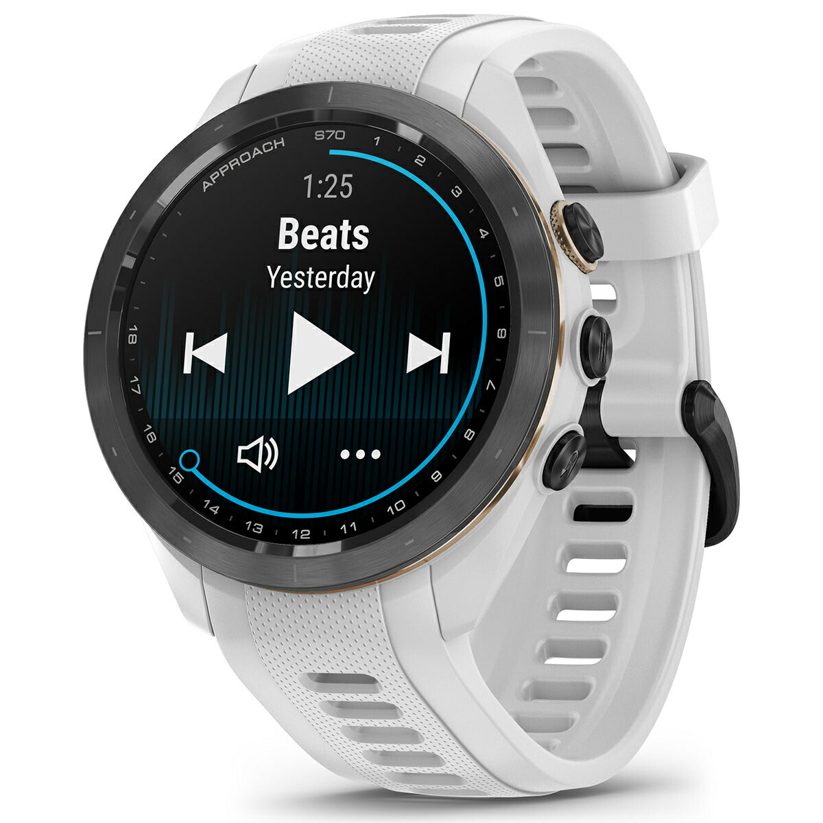 ガーミン GARMIN Approach S70 アプローチ S70 42mm ゴルフ GPS スマートウォッチ ウェアラブル 010-02746-20 腕時計 メンズ レディース ホワイト