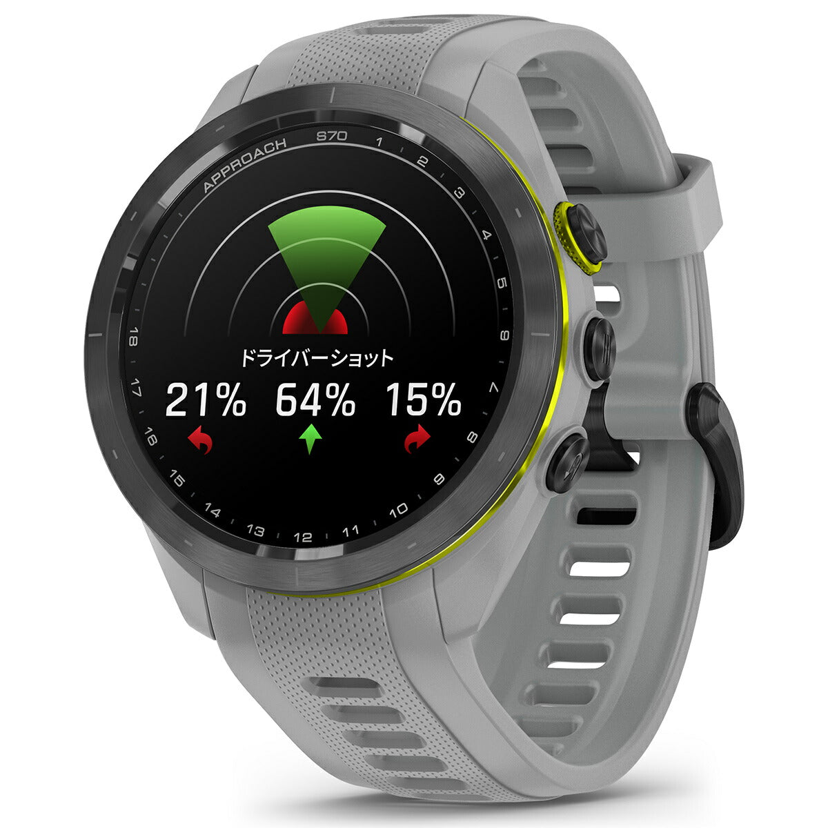 ガーミン GARMIN Approach S70 アプローチ S70 42mm ゴルフ GPS スマートウォッチ ウェアラブル 010-02746-21 腕時計 メンズ レディース グレー