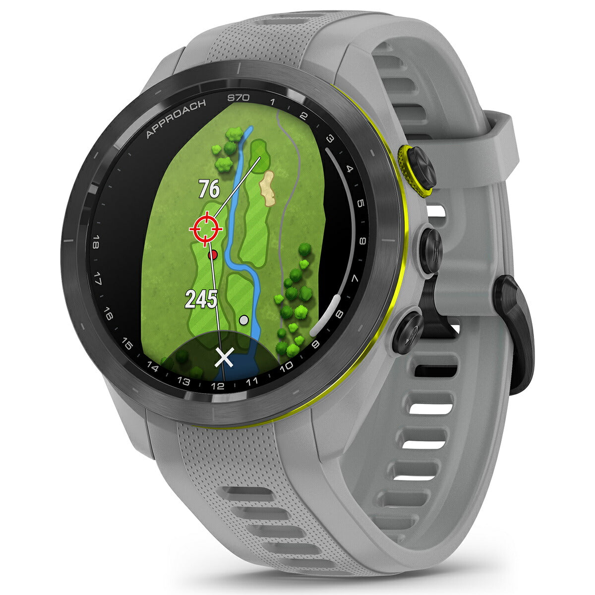 ガーミン GARMIN Approach S70 アプローチ S70 42mm ゴルフ GPS スマートウォッチ ウェアラブル 010-02746-21 腕時計 メンズ レディース グレー