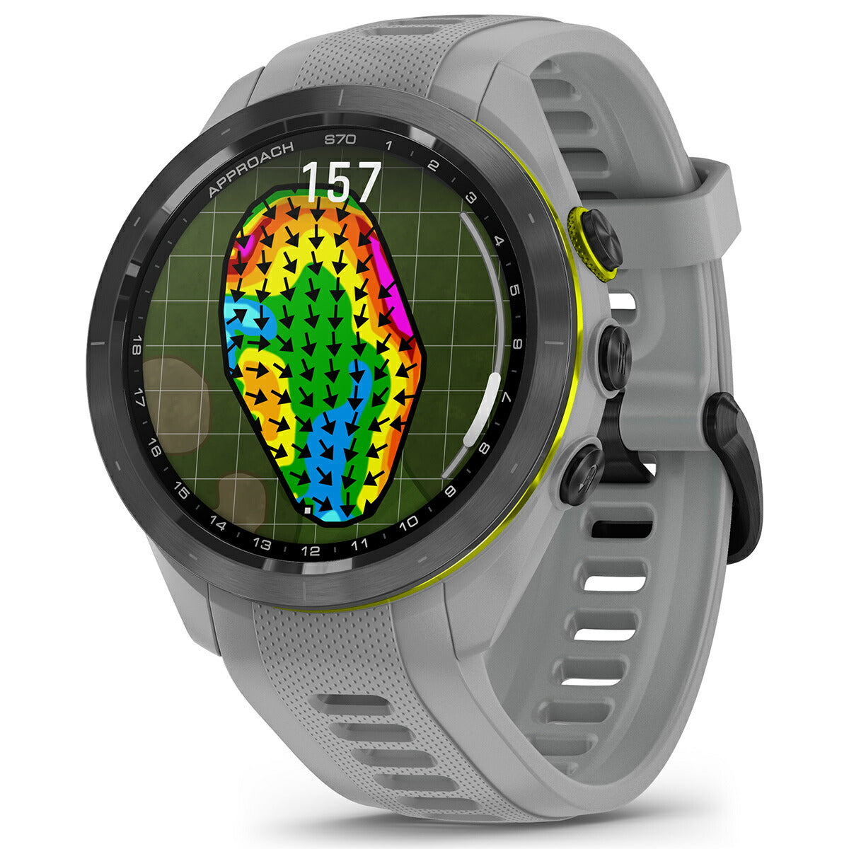 ガーミン GARMIN Approach S70 アプローチ S70 42mm ゴルフ GPS スマートウォッチ ウェアラブル 010-02746-21 腕時計 メンズ レディース グレー