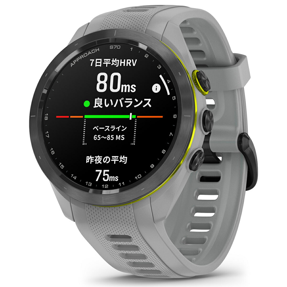 ガーミン GARMIN Approach S70 アプローチ S70 42mm ゴルフ GPS スマートウォッチ ウェアラブル 010-02746-21 腕時計 メンズ レディース グレー