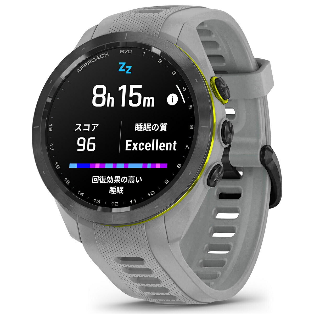 ガーミン GARMIN Approach S70 アプローチ S70 42mm ゴルフ GPS スマートウォッチ ウェアラブル 010-02746-21 腕時計 メンズ レディース グレー