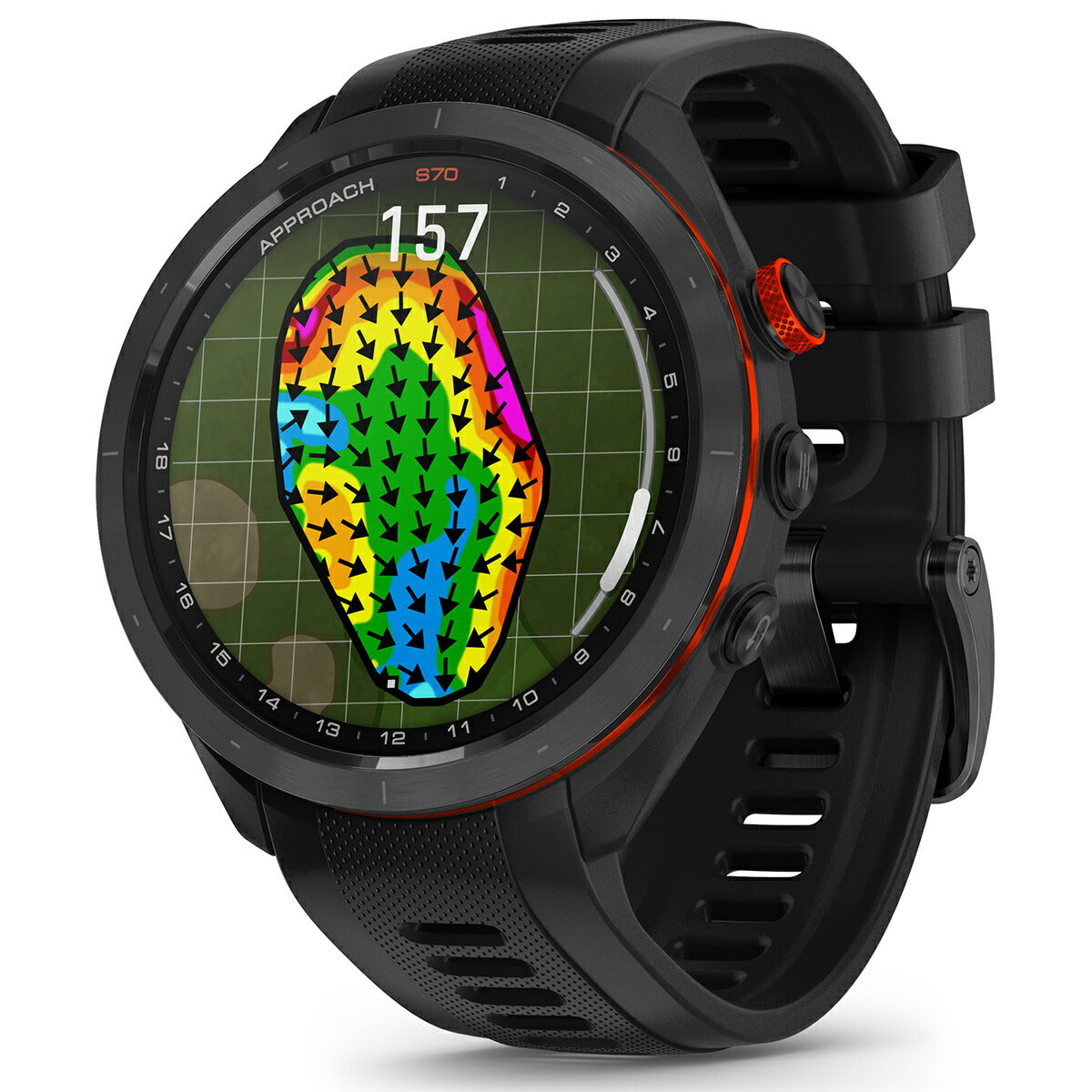 ガーミン GARMIN Approach S70 アプローチ S70 47mm ゴルフ GPS スマートウォッチ ウェアラブル 010-02746-22 腕時計 メンズ レディース ブラック