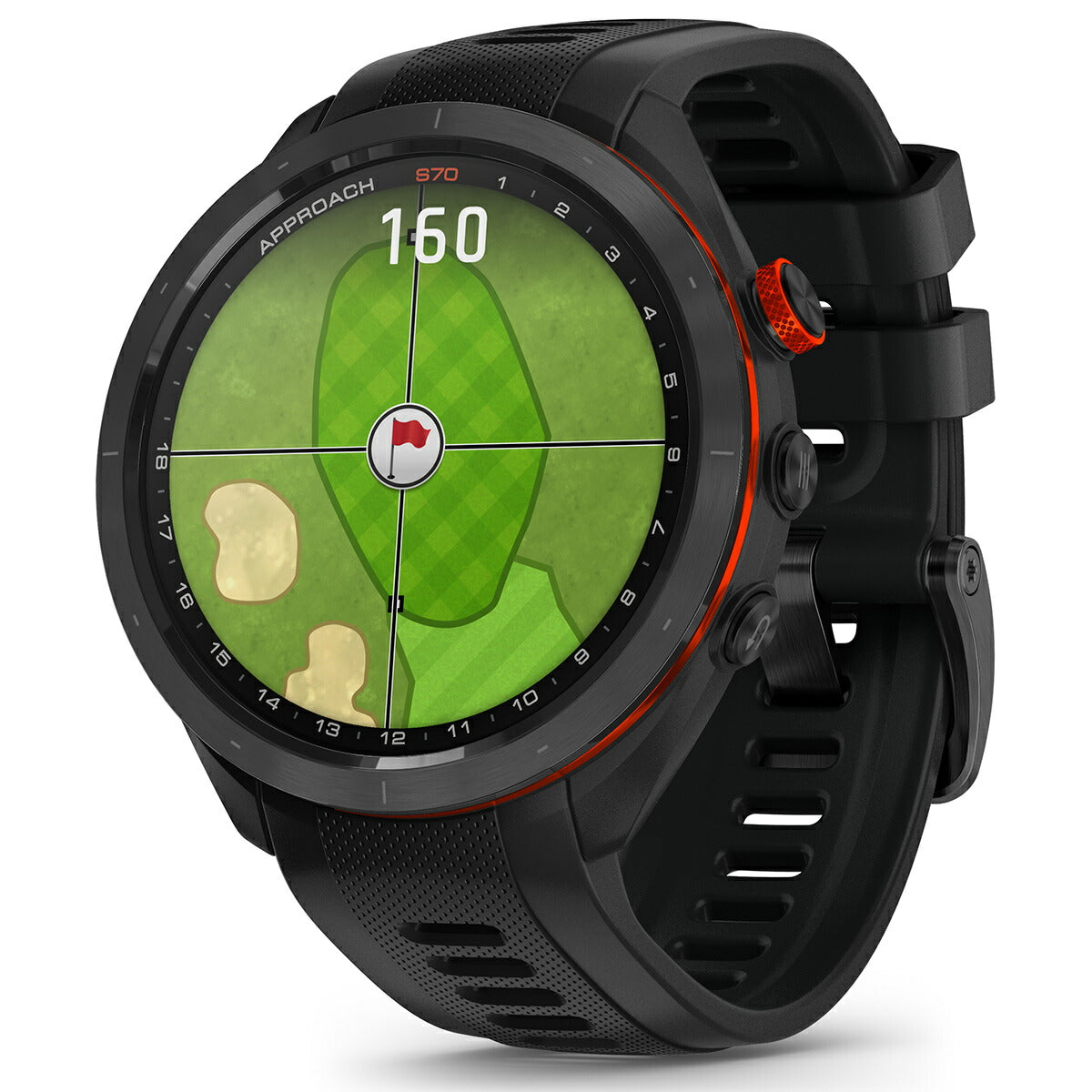 ガーミン GARMIN Approach S70 アプローチ S70 47mm ゴルフ GPS スマートウォッチ ウェアラブル 010-02746-22 腕時計 メンズ レディース ブラック