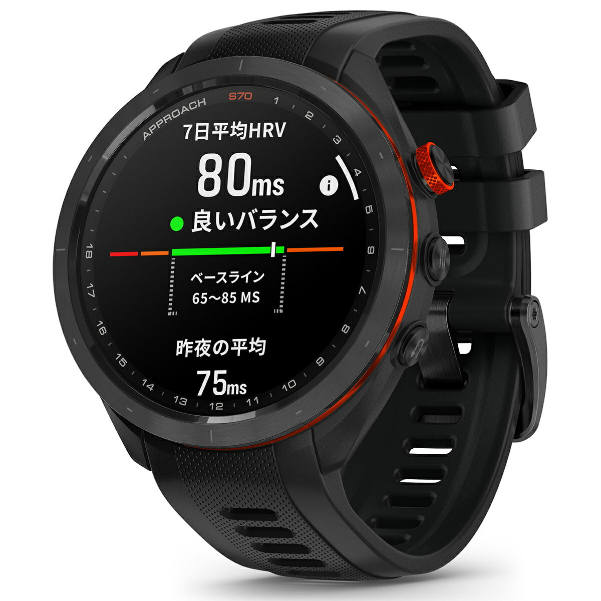ガーミン GARMIN Approach S70 アプローチ S70 47mm ゴルフ GPS スマートウォッチ ウェアラブル 010-02746-22 腕時計 メンズ レディース ブラック