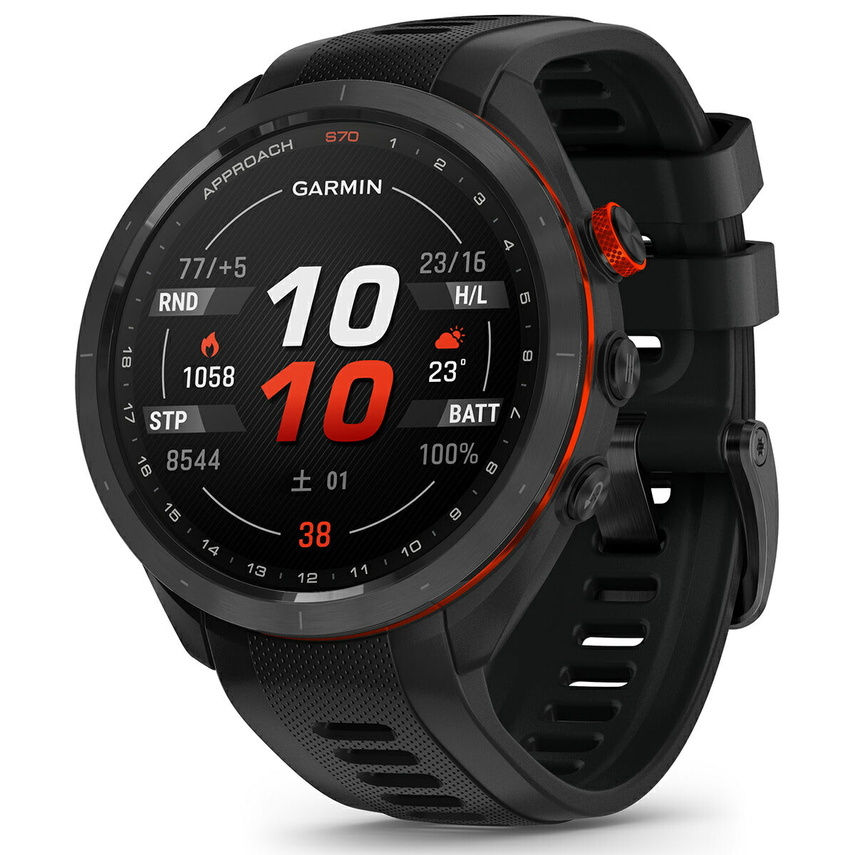 ガーミン GARMIN Approach S70 アプローチ S70 47mm ゴルフ GPS スマートウォッチ ウェアラブル 010-02746-22 腕時計 メンズ レディース ブラック