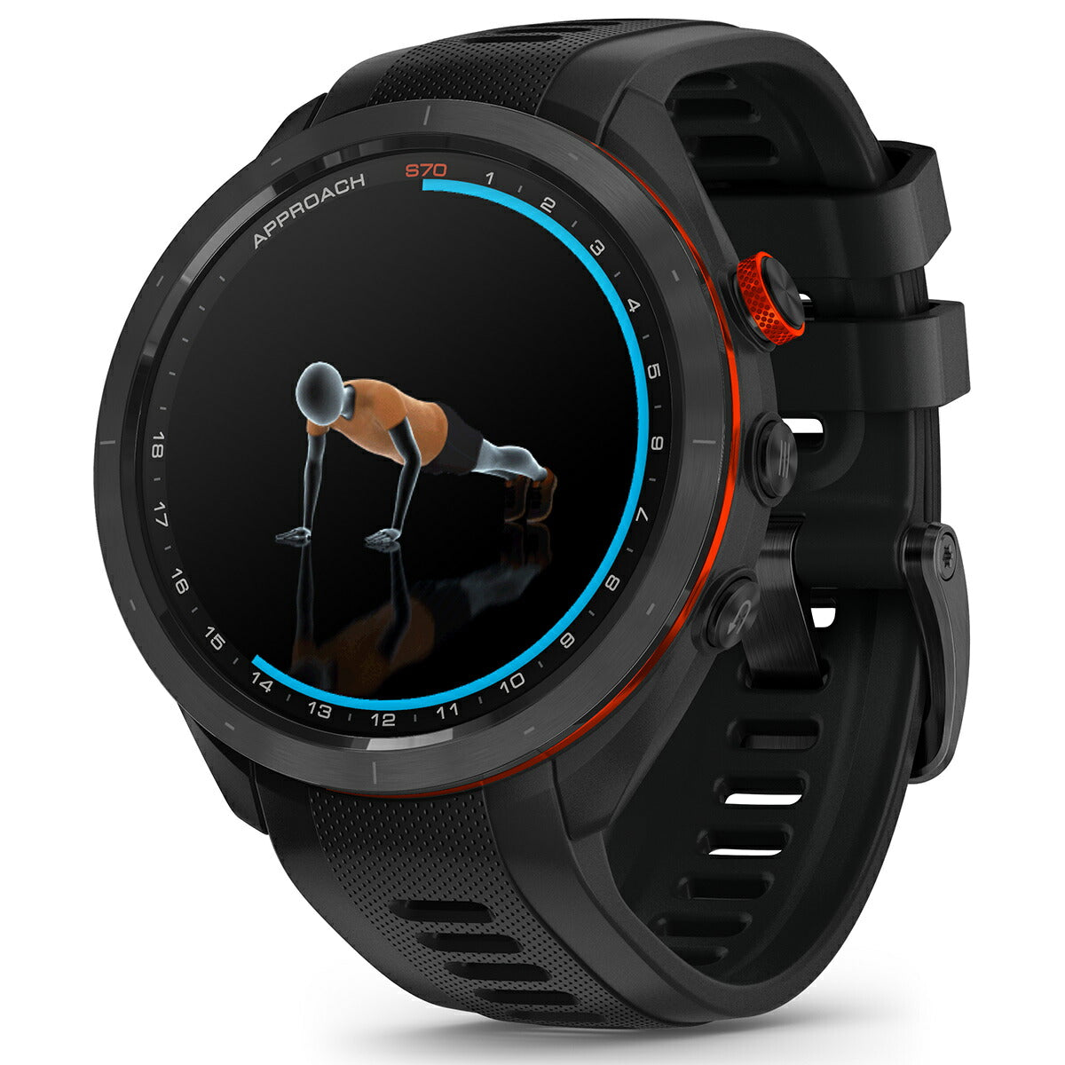 ガーミン GARMIN Approach S70 アプローチ S70 47mm ゴルフ GPS スマートウォッチ ウェアラブル 010-02746-22 腕時計 メンズ レディース ブラック