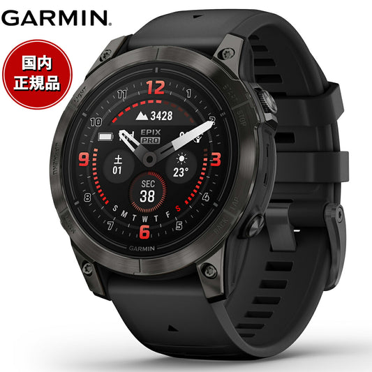 【24回分割手数料無料！】ガーミン GARMIN epix Pro Gen 2 47mm Sapphire エピックス プロ サファイヤ 010-02803-52 Ti Carbon Gray DLC / Black GPS スマートウォッチ 腕時計