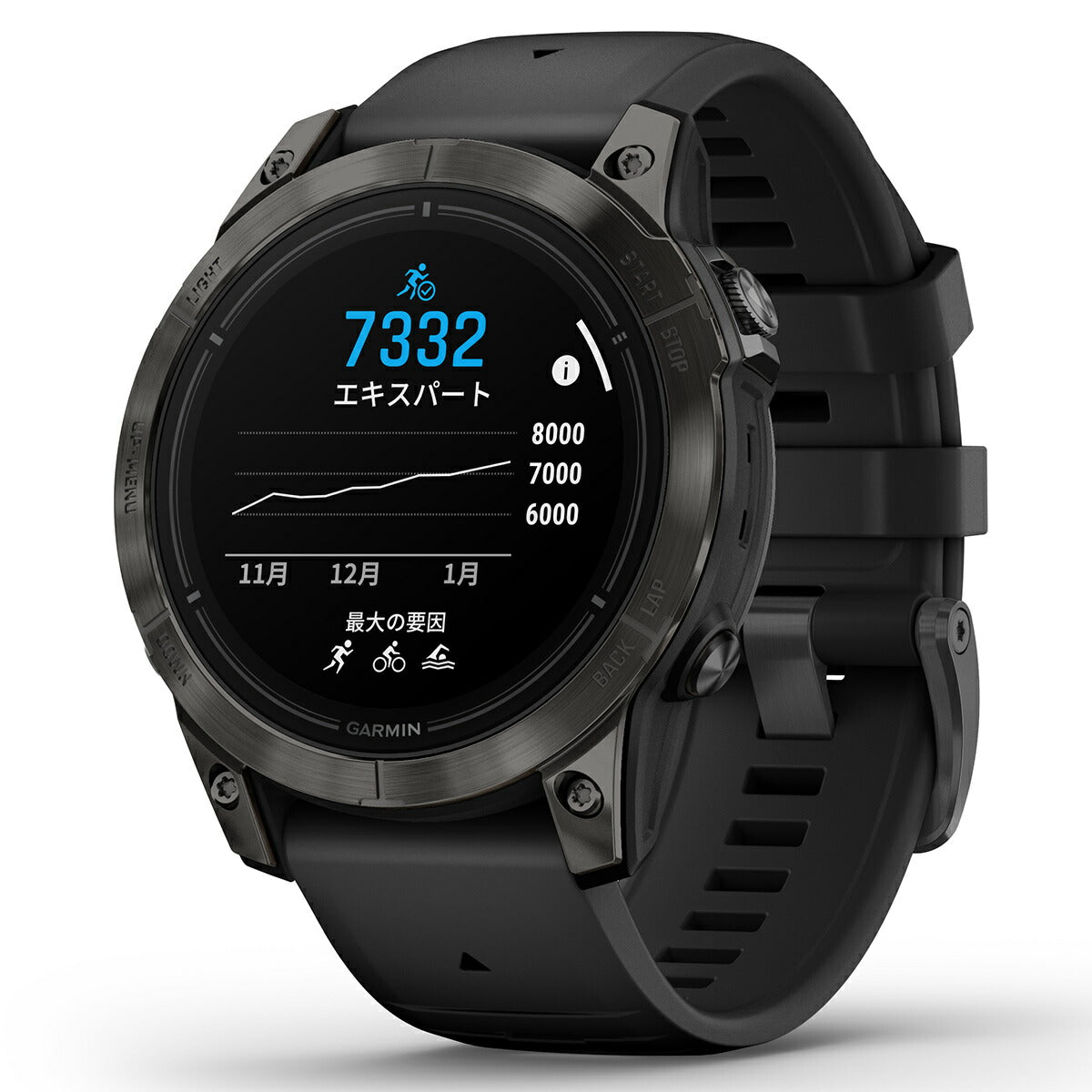 ガーミン GARMIN epix Pro Gen 2 47mm Sapphire エピックス プロ サファイヤ 010-02803-52 Ti Carbon Gray DLC / Black GPS スマートウォッチ 腕時計