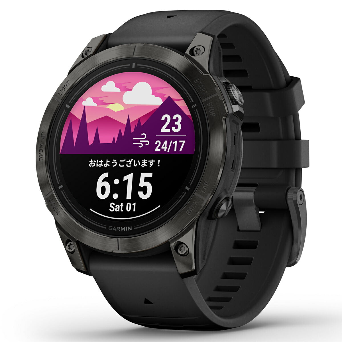 ガーミン GARMIN epix Pro Gen 2 47mm Sapphire エピックス プロ サファイヤ 010-02803-52 Ti Carbon Gray DLC / Black GPS スマートウォッチ 腕時計