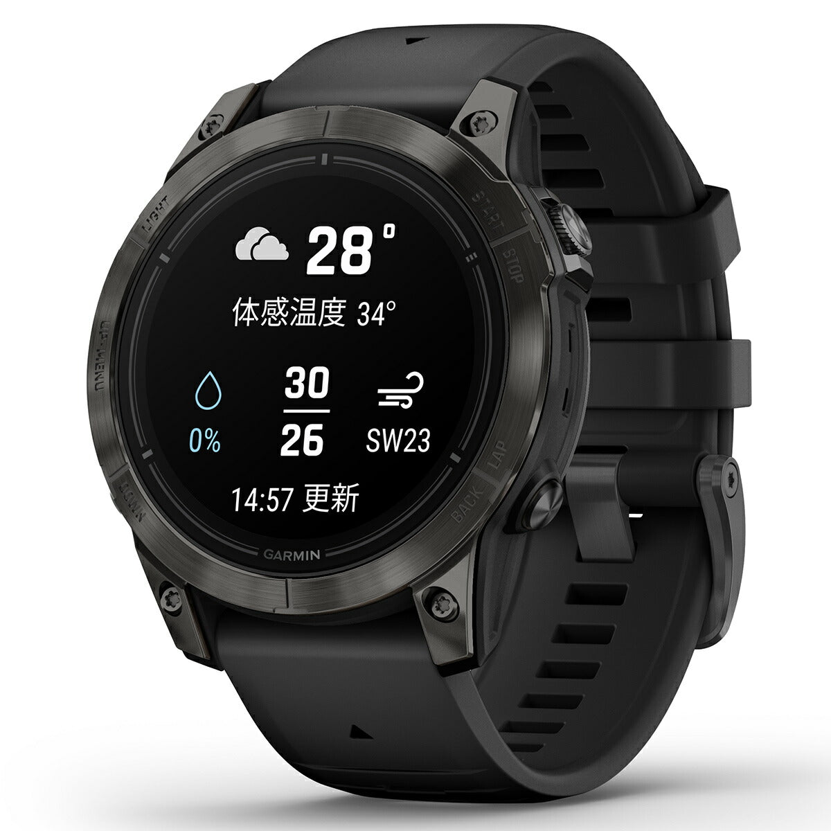 ガーミン GARMIN epix Pro Gen 2 47mm Sapphire エピックス プロ サファイヤ 010-02803-52 Ti Carbon Gray DLC / Black GPS スマートウォッチ 腕時計