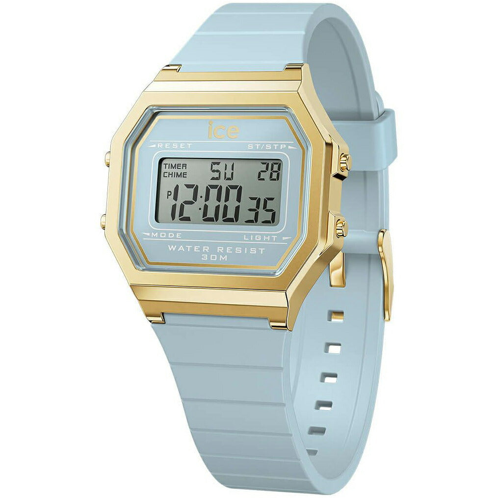 アイスウォッチ ICE-WATCH デジタル 腕時計 メンズ レディース アイスデジット レトロ ICE digit retro トランクウィルブルー スモール 022058