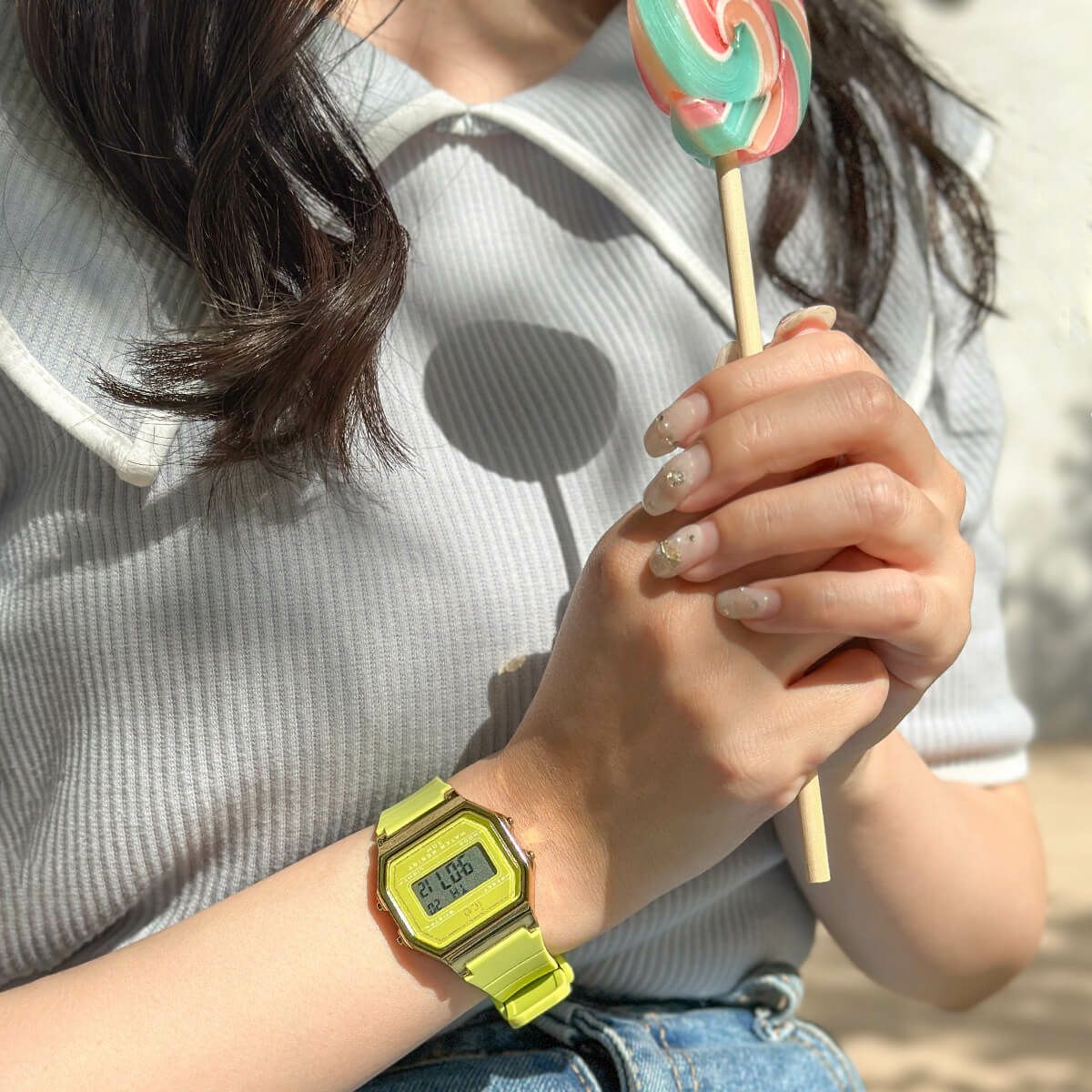 アイスウォッチ ICE-WATCH デジタル 腕時計 メンズ レディース アイスデジット レトロ ICE digit retro ダイキリグリーン スモール 022059