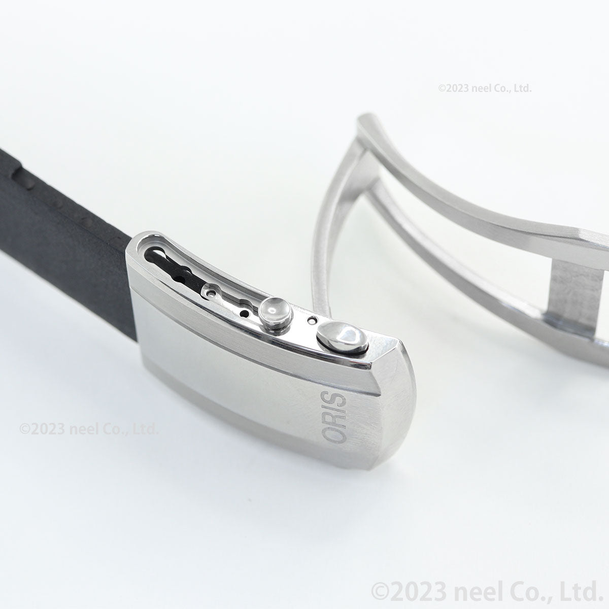 オリス ORIS アクイスデイト キャリバー400 43.5mm用 ブラックラバーストラップ 替えバンド メンズ 07 4 24 74EB