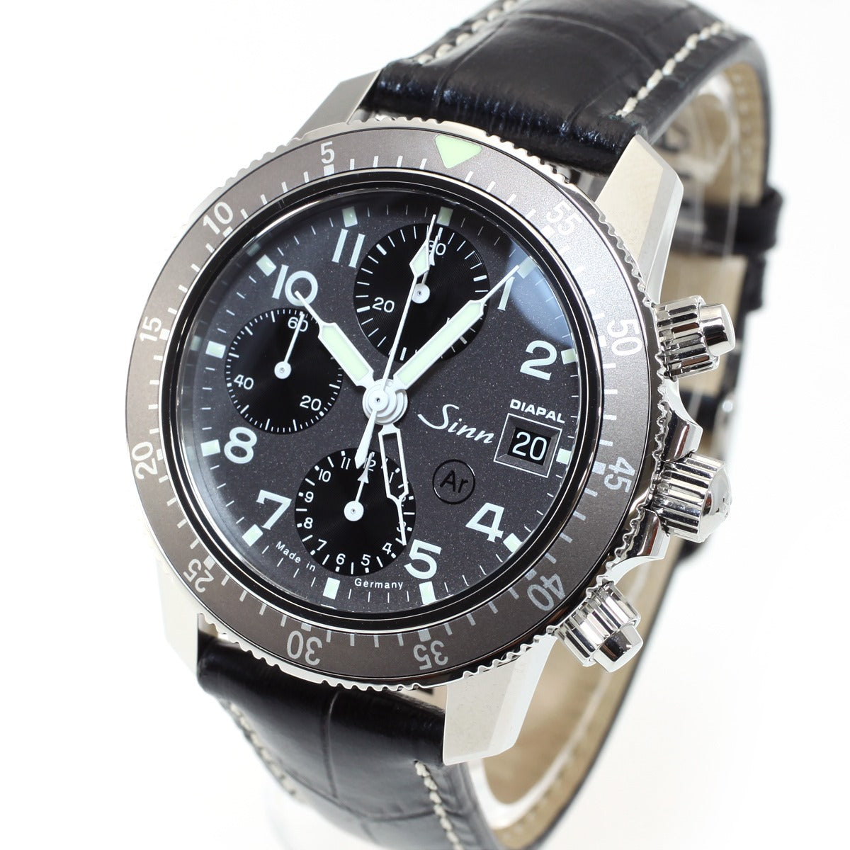 Sinn ジン 103.B.SA.DIAPAL 自動巻き 腕時計 メンズ Instrument Chronographs インストゥルメント クロノグラフ カウレザーストラップ ドイツ製【60回分割手数料無料!】