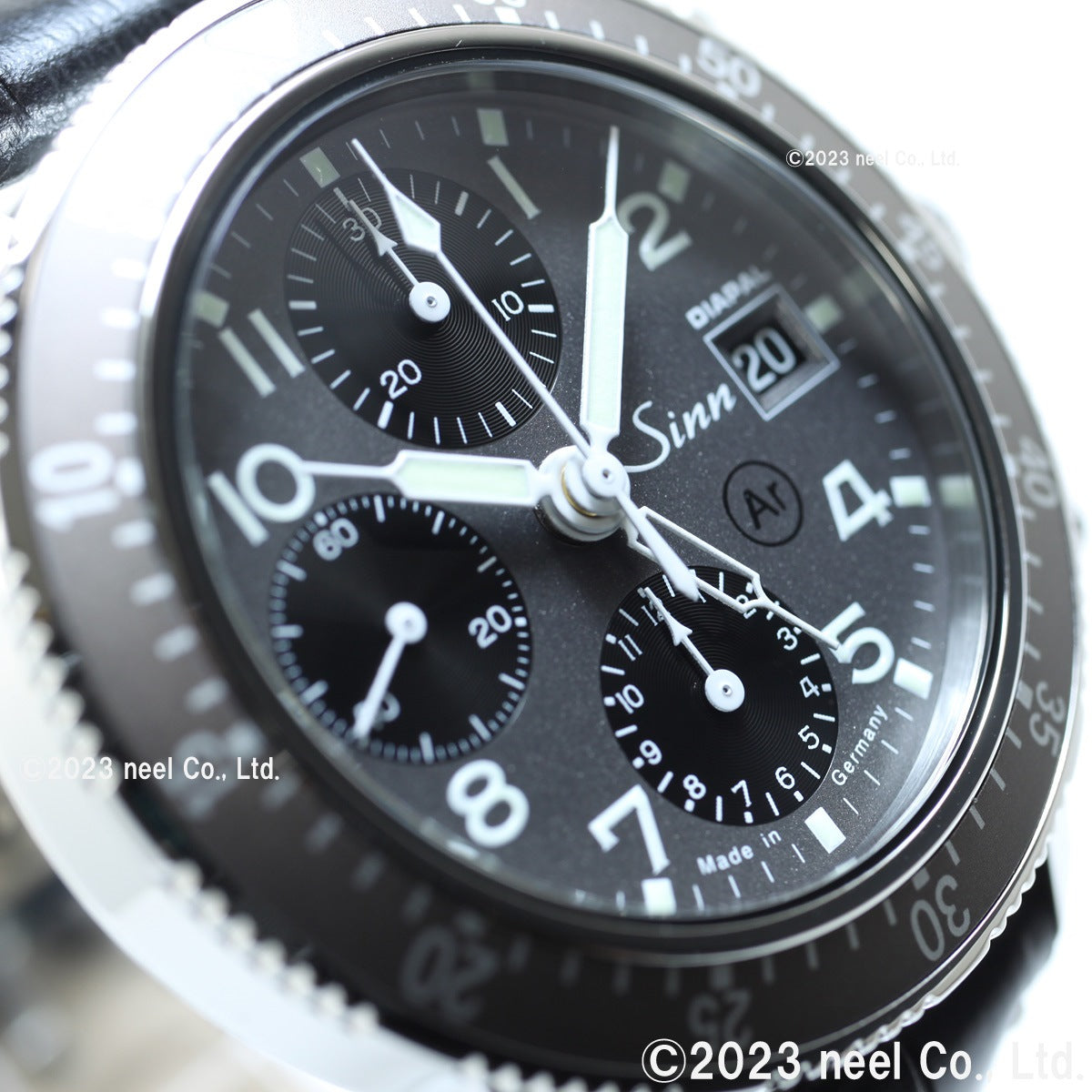 Sinn ジン 103.B.SA.DIAPAL 自動巻き 腕時計 メンズ Instrument Chronographs インストゥルメント クロノグラフ カウレザーストラップ ドイツ製【60回分割手数料無料!】