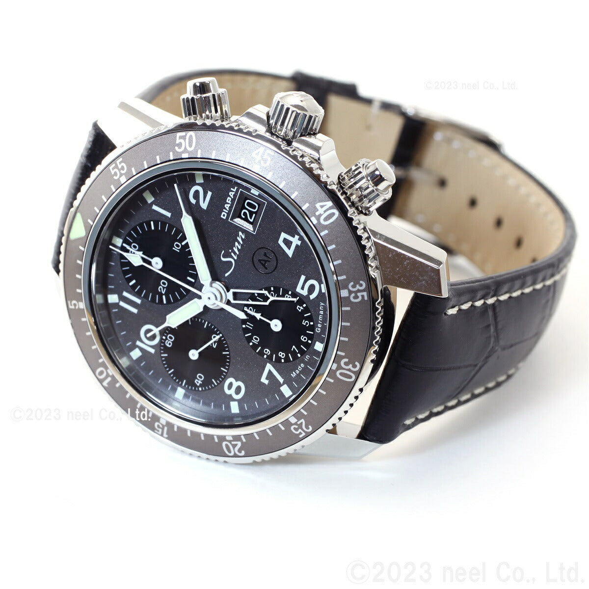 Sinn ジン 103.B.SA.DIAPAL 自動巻き 腕時計 メンズ Instrument Chronographs インストゥルメント クロノグラフ カウレザーストラップ ドイツ製【60回分割手数料無料!】