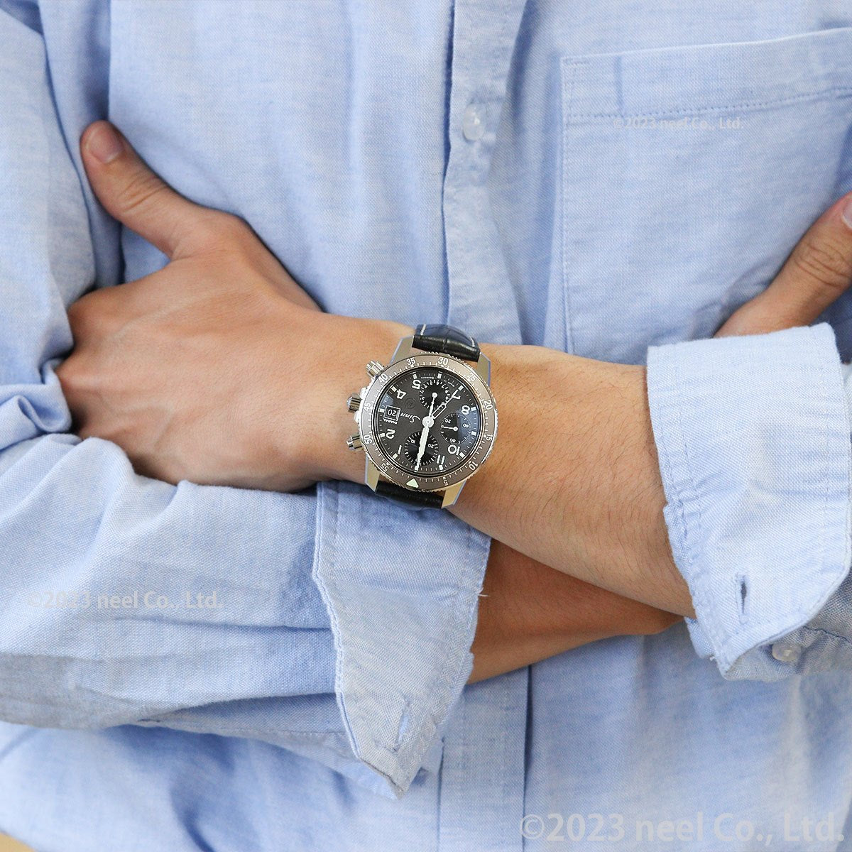 Sinn ジン 103.B.SA.DIAPAL 自動巻き 腕時計 メンズ Instrument Chronographs インストゥルメント クロノグラフ カウレザーストラップ ドイツ製【60回分割手数料無料!】