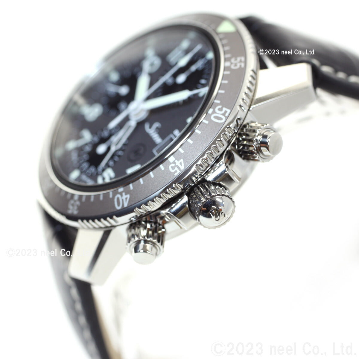 Sinn ジン 103.B.SA.DIAPAL 自動巻き 腕時計 メンズ Instrument Chronographs インストゥルメント クロノグラフ カウレザーストラップ ドイツ製【60回分割手数料無料!】