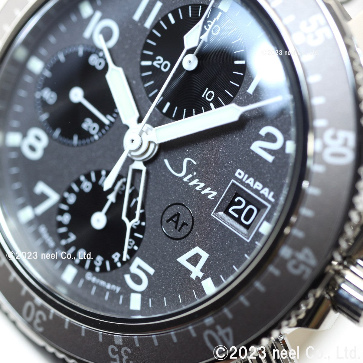Sinn ジン 103.B.SA.DIAPAL 自動巻き 腕時計 メンズ Instrument Chronographs インストゥルメント クロノグラフ カウレザーストラップ ドイツ製【60回分割手数料無料!】