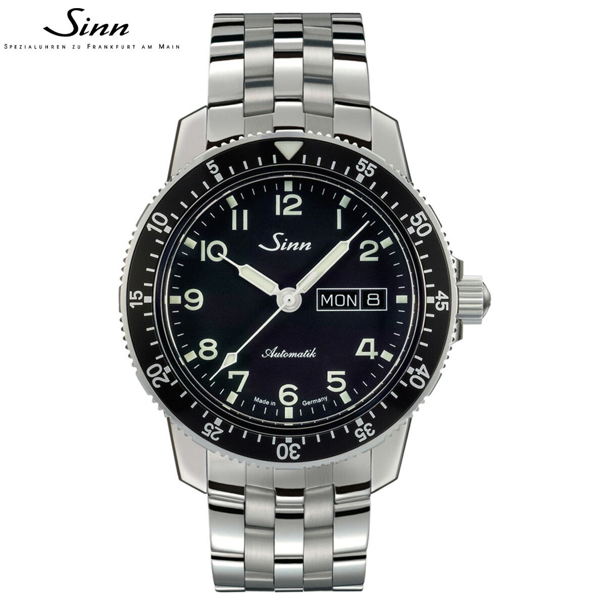 Sinn ジン 104.ST.SA.A 自動巻き 腕時計 メンズ Instrument Watches インストゥルメント ウォッチ 5連 ステンレスバンド ドイツ製【60回分割手数料無料!】