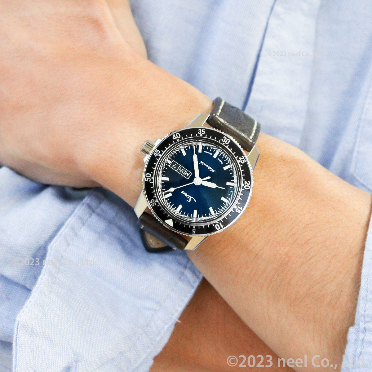 Sinn ジン 104.ST.SA.IB 自動巻き 腕時計 メンズ Instrument Watches インストゥルメント ウォッチ カウレザーストラップ ドイツ製【60回分割手数料無料!】