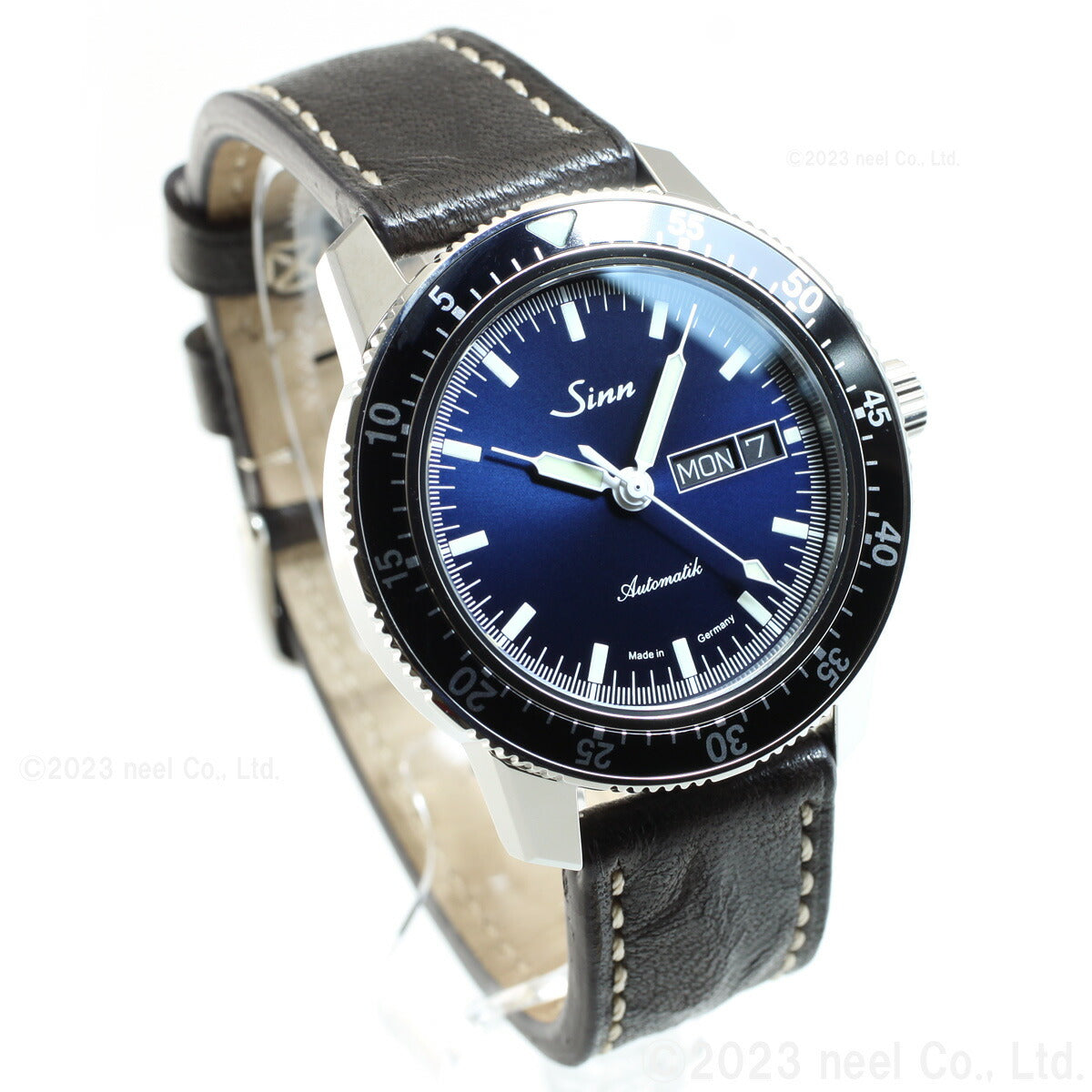 Sinn ジン 104.ST.SA.IB 自動巻き 腕時計 メンズ Instrument Watches インストゥルメント ウォッチ カウレザーストラップ ドイツ製【60回分割手数料無料!】