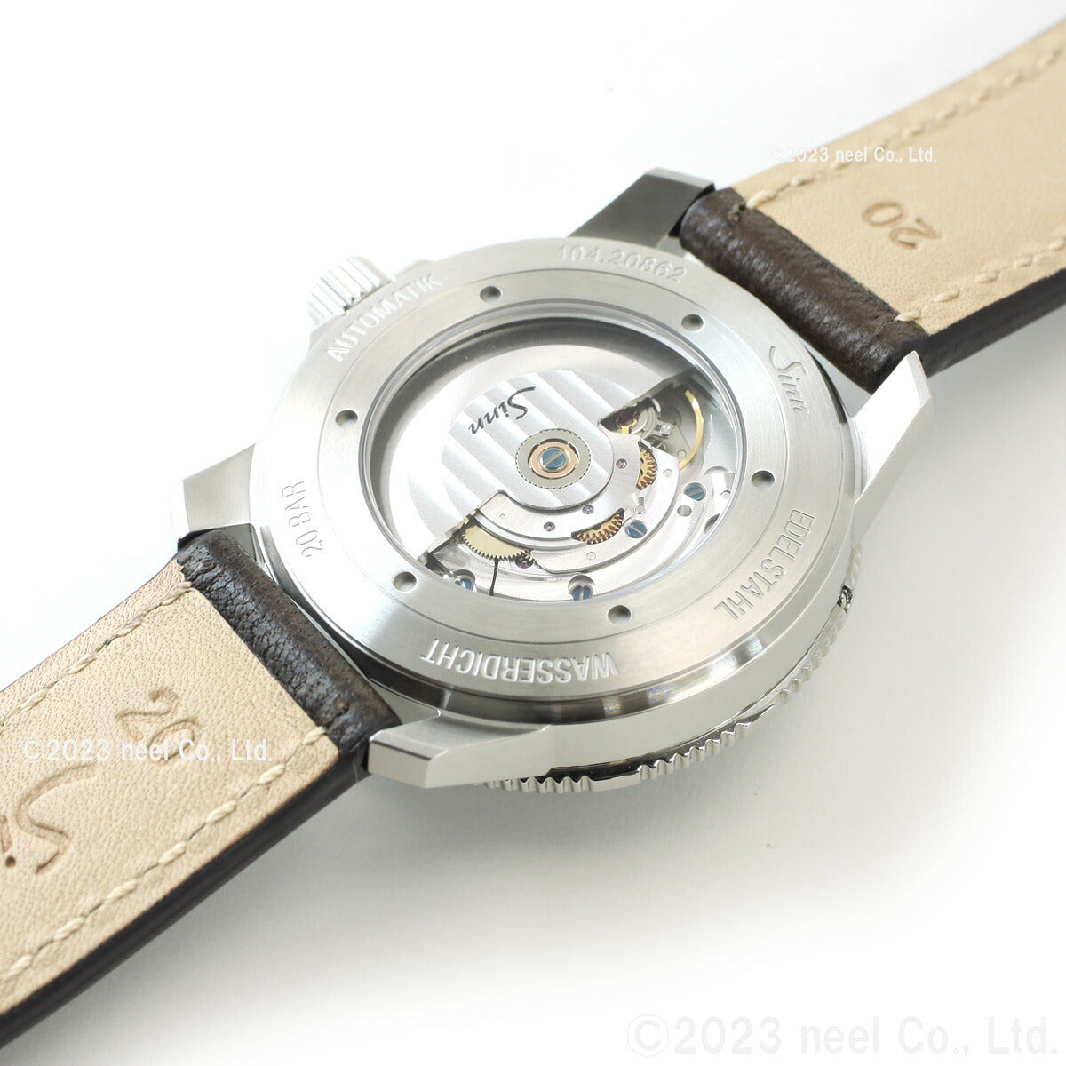 Sinn ジン 104.ST.SA 自動巻き 腕時計 メンズ Instrument Watches インストゥルメント ウォッチ カウレザーストラップ ドイツ製【60回分割手数料無料!】