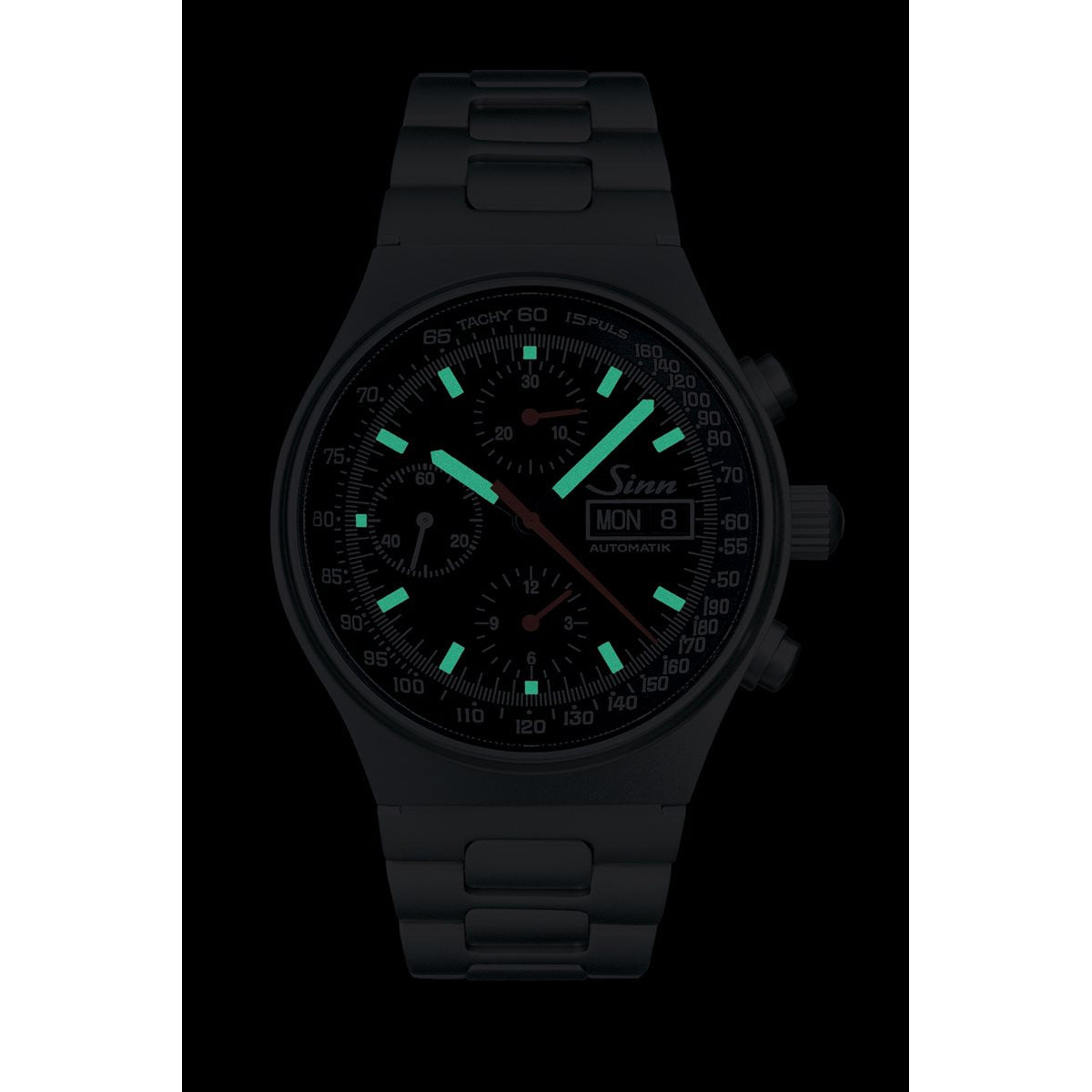 Sinn ジン 144.ST.SA 自動巻き 腕時計 メンズ Instrument Chronographs インストゥルメント クロノグラフ ステンレスバンド ドイツ製【60回分割手数料無料!】