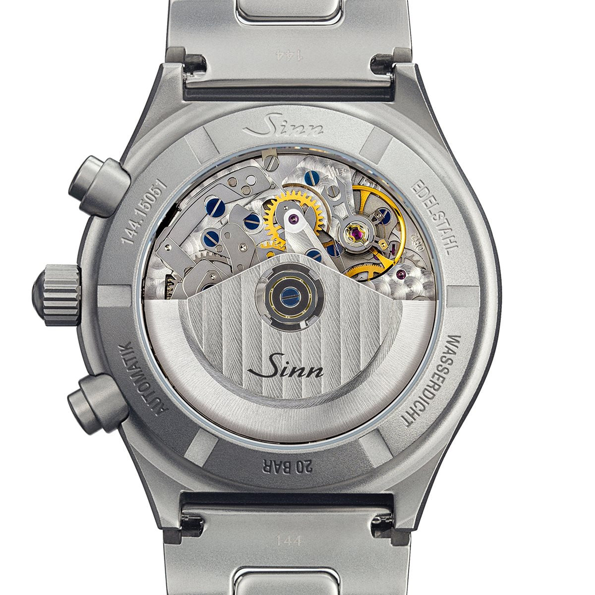 Sinn ジン 144.ST.SA 自動巻き 腕時計 メンズ Instrument Chronographs インストゥルメント クロノグラフ ステンレスバンド ドイツ製【60回分割手数料無料!】