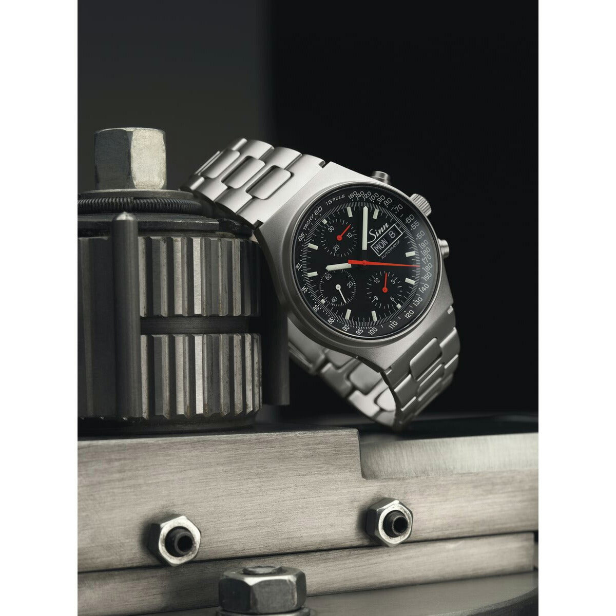Sinn ジン 144.ST.SA 自動巻き 腕時計 メンズ Instrument Chronographs インストゥルメント クロノグラフ ステンレスバンド ドイツ製【60回分割手数料無料!】