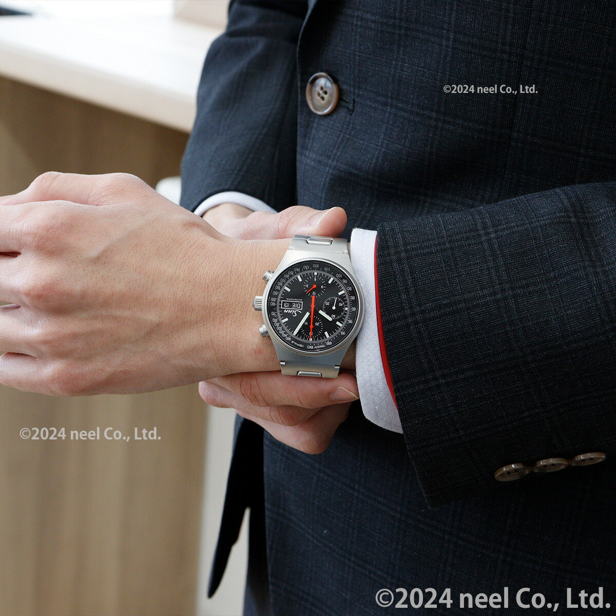Sinn ジン 144.ST.SA 自動巻き 腕時計 メンズ Instrument Chronographs インストゥルメント クロノグラフ ステンレスバンド ドイツ製【60回分割手数料無料!】