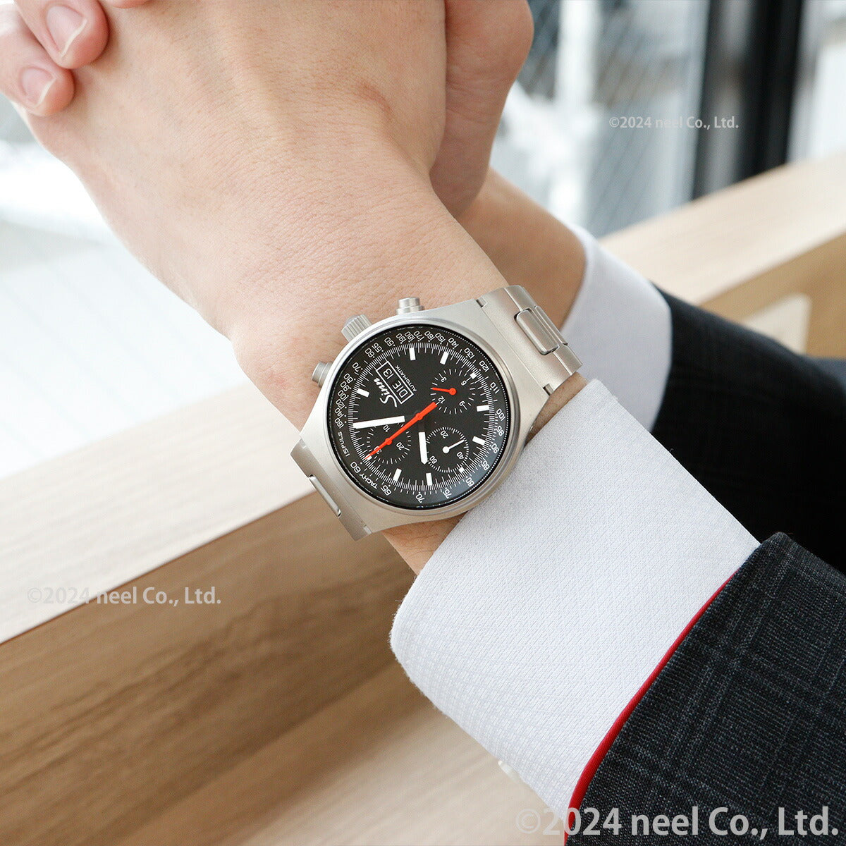 Sinn ジン 144.ST.SA 自動巻き 腕時計 メンズ Instrument Chronographs インストゥルメント クロノグラフ ステンレスバンド ドイツ製【60回分割手数料無料!】