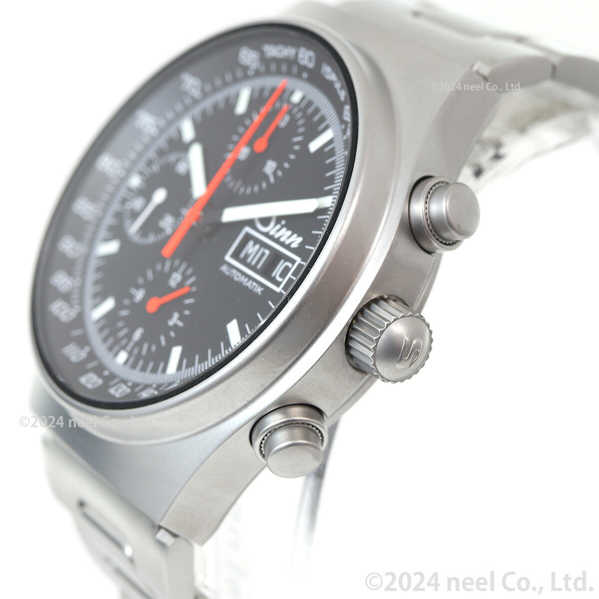 Sinn ジン 144.ST.SA 自動巻き 腕時計 メンズ Instrument Chronographs インストゥルメント クロノグラフ ステンレスバンド ドイツ製【60回分割手数料無料!】