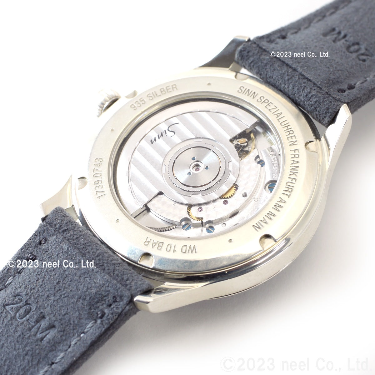 Sinn ジン 1739.Ag.B 自動巻き 腕時計 メンズ Classic Timepieces クラシックモデル アルカンターラストラップ ドイツ製【60回分割手数料無料!】