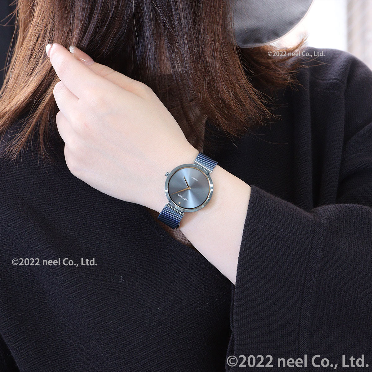 ベーリング BERING 腕時計 レディース 18132-charity1 クラシック Classic チャリティーモデル Glossy blue