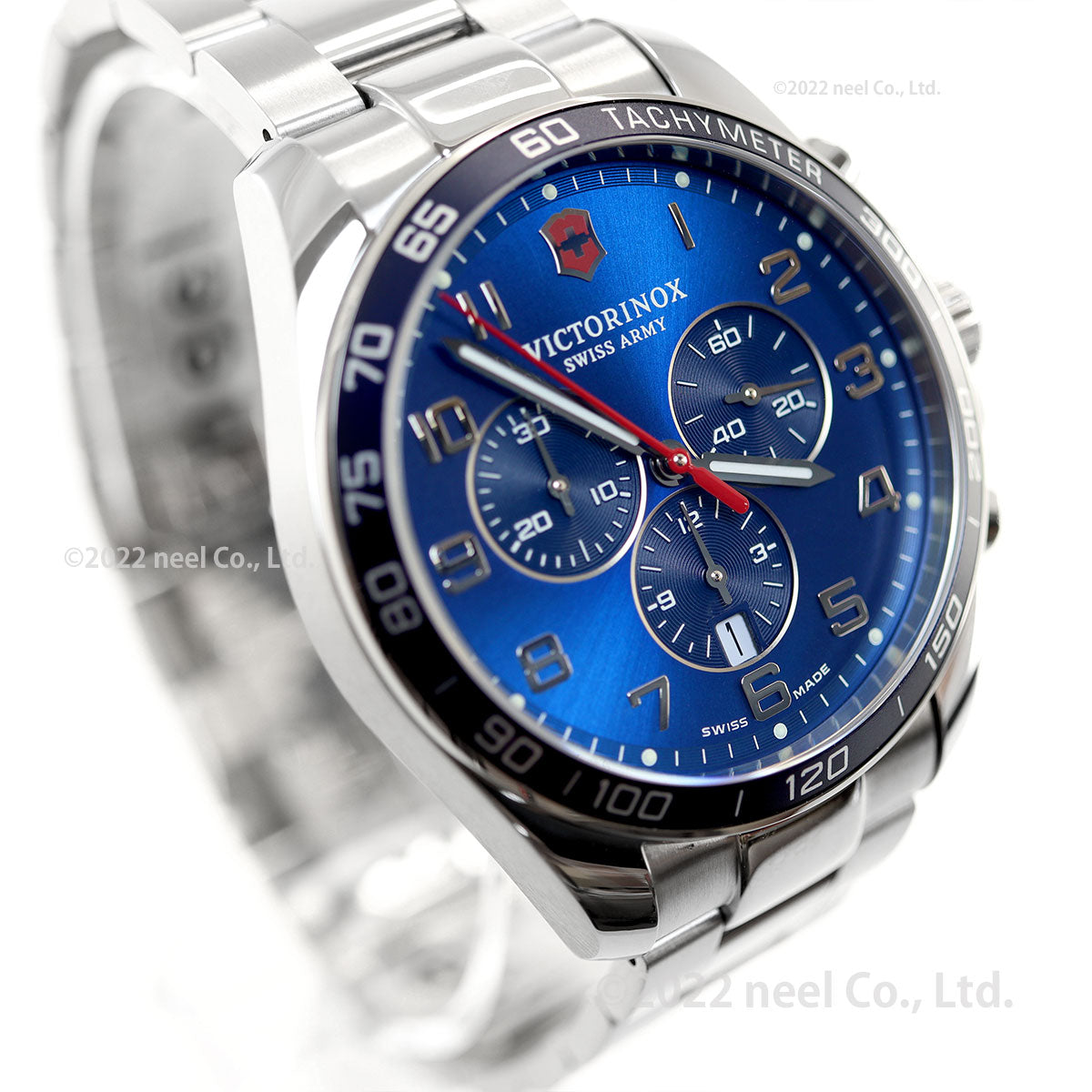 ビクトリノックス 時計 メンズ VICTORINOX 腕時計 241901 フィールドフォース クラシッククロ FieldForce Classic Chrono ブルー