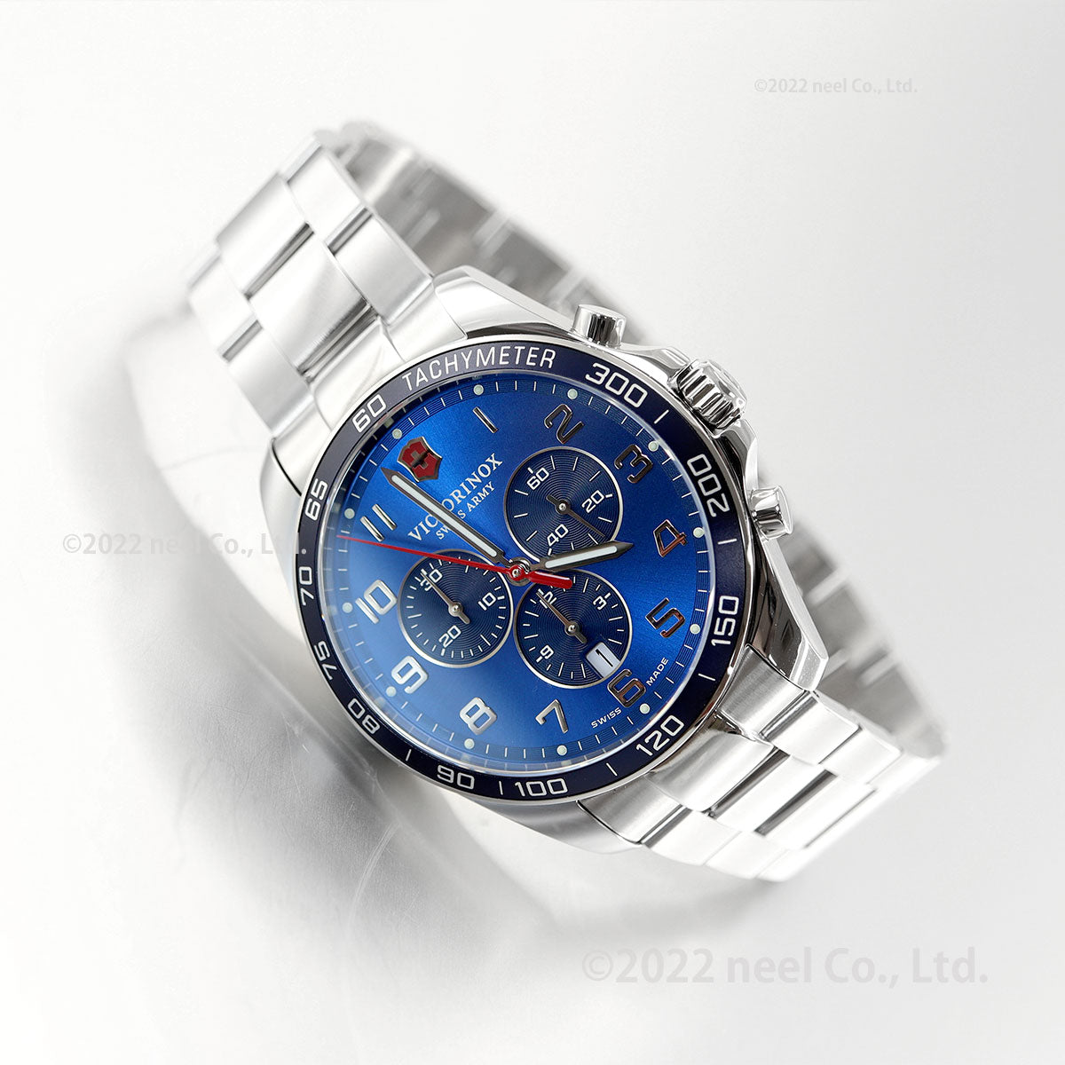 ビクトリノックス 時計 メンズ VICTORINOX 腕時計 241901 フィールドフォース クラシッククロ FieldForce Classic Chrono ブルー