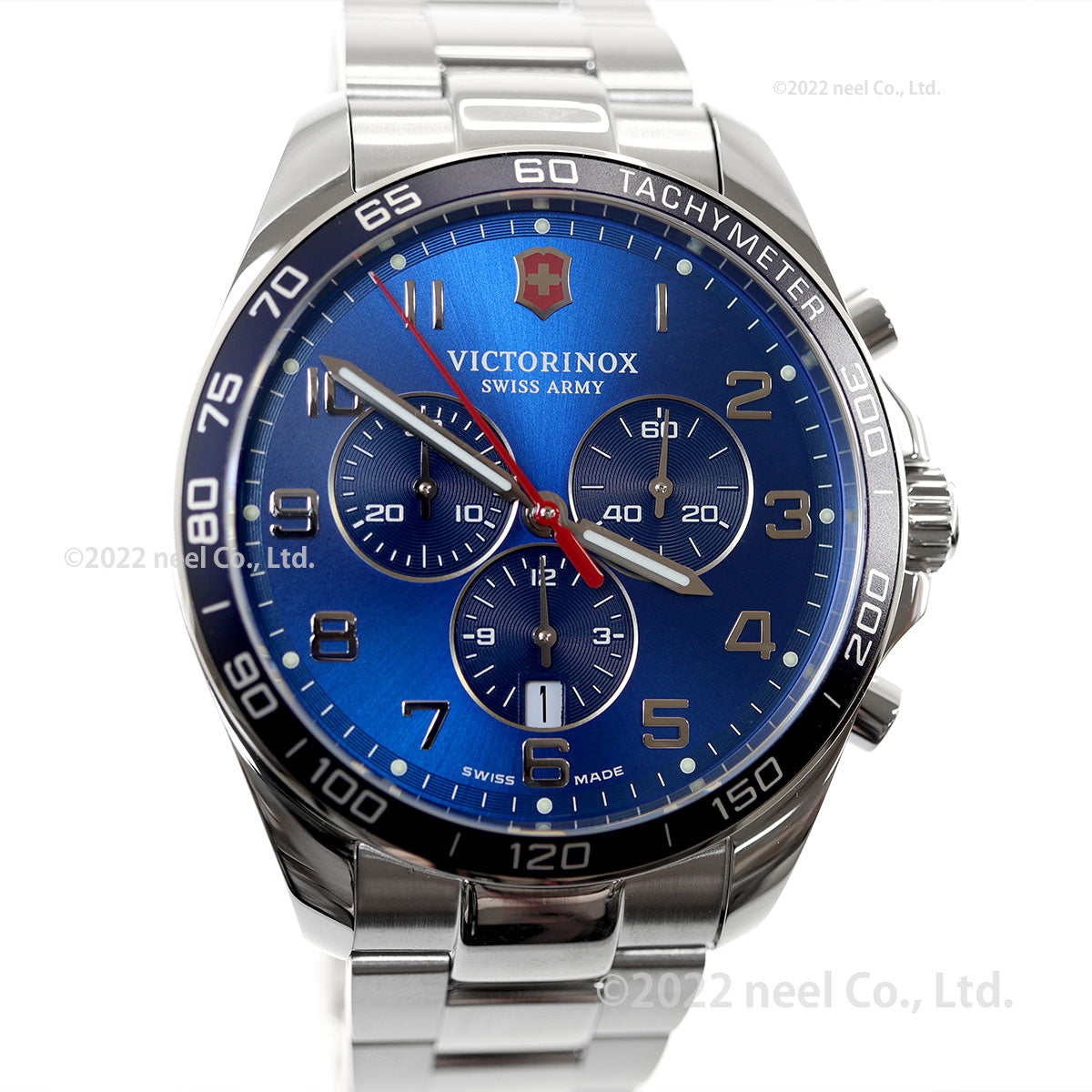 ビクトリノックス 時計 メンズ VICTORINOX 腕時計 241901 フィールドフォース クラシッククロ FieldForce Classic Chrono ブルー